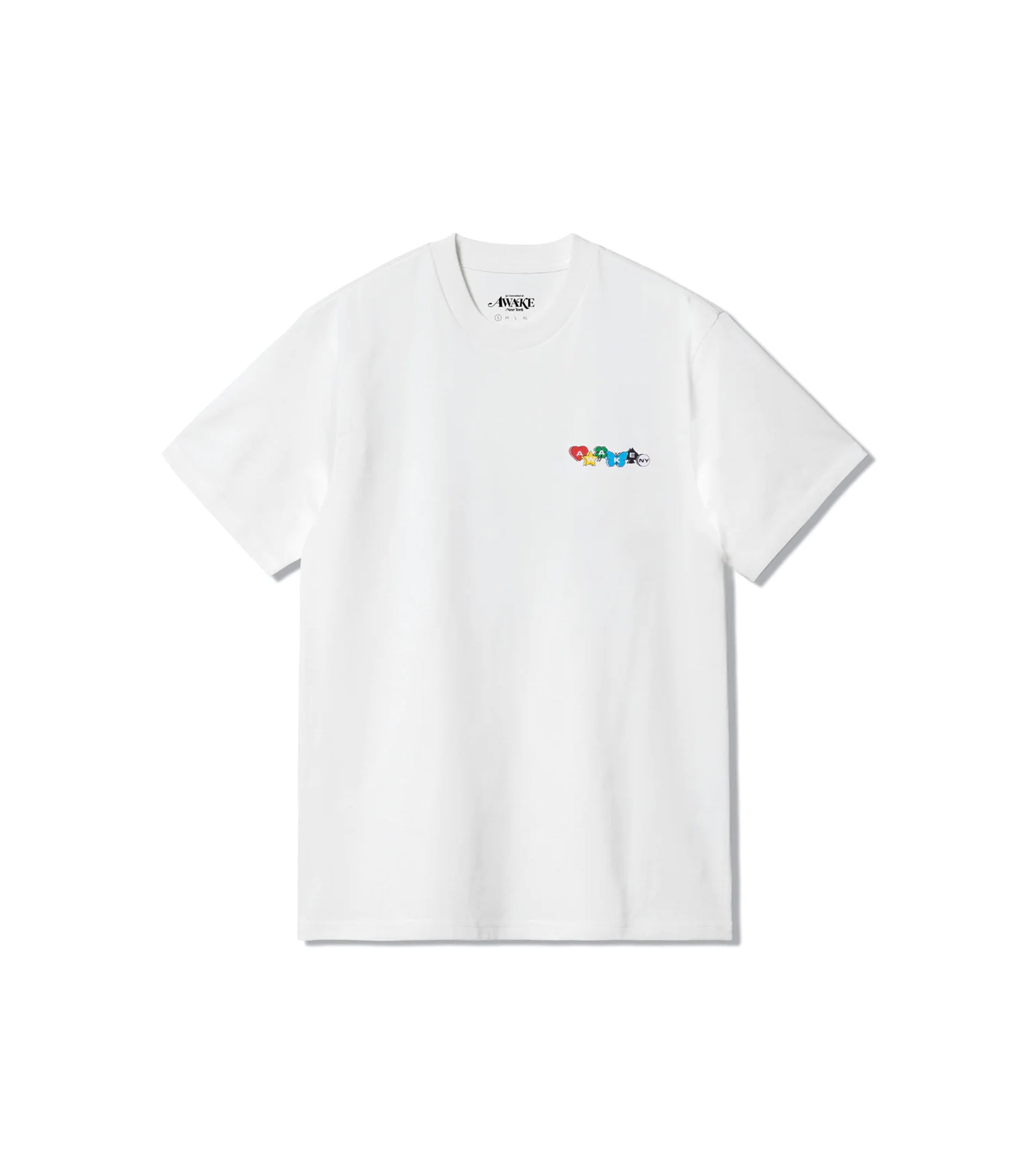 Printed Charm Logo Tee - White