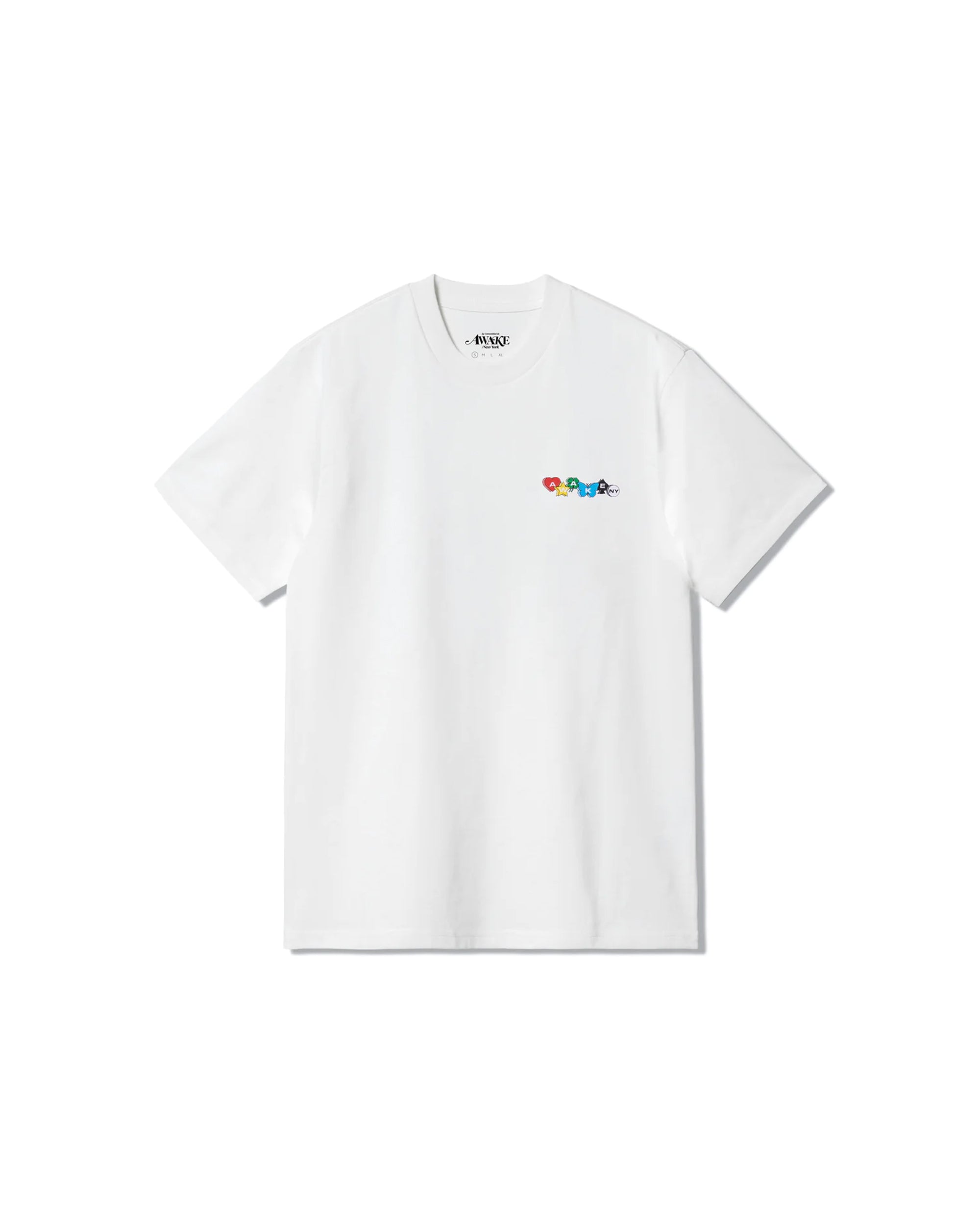 Printed Charm Logo Tee - White