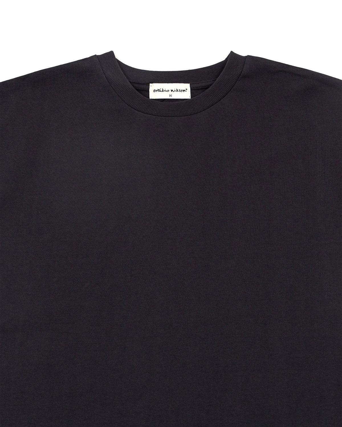 Signature Cropped T-Shirt - Charcoal