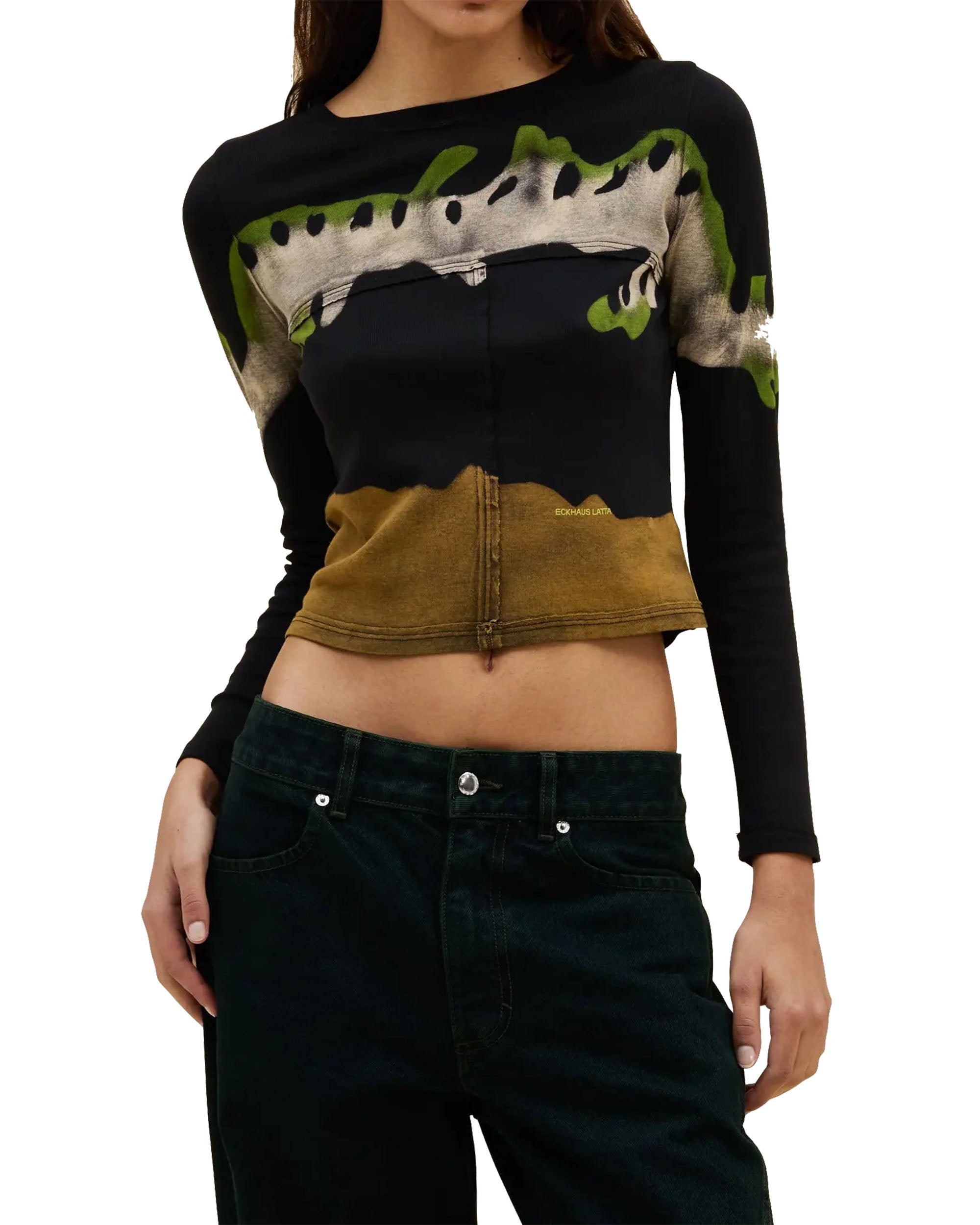 Lapped Baby Crewneck - Kelp