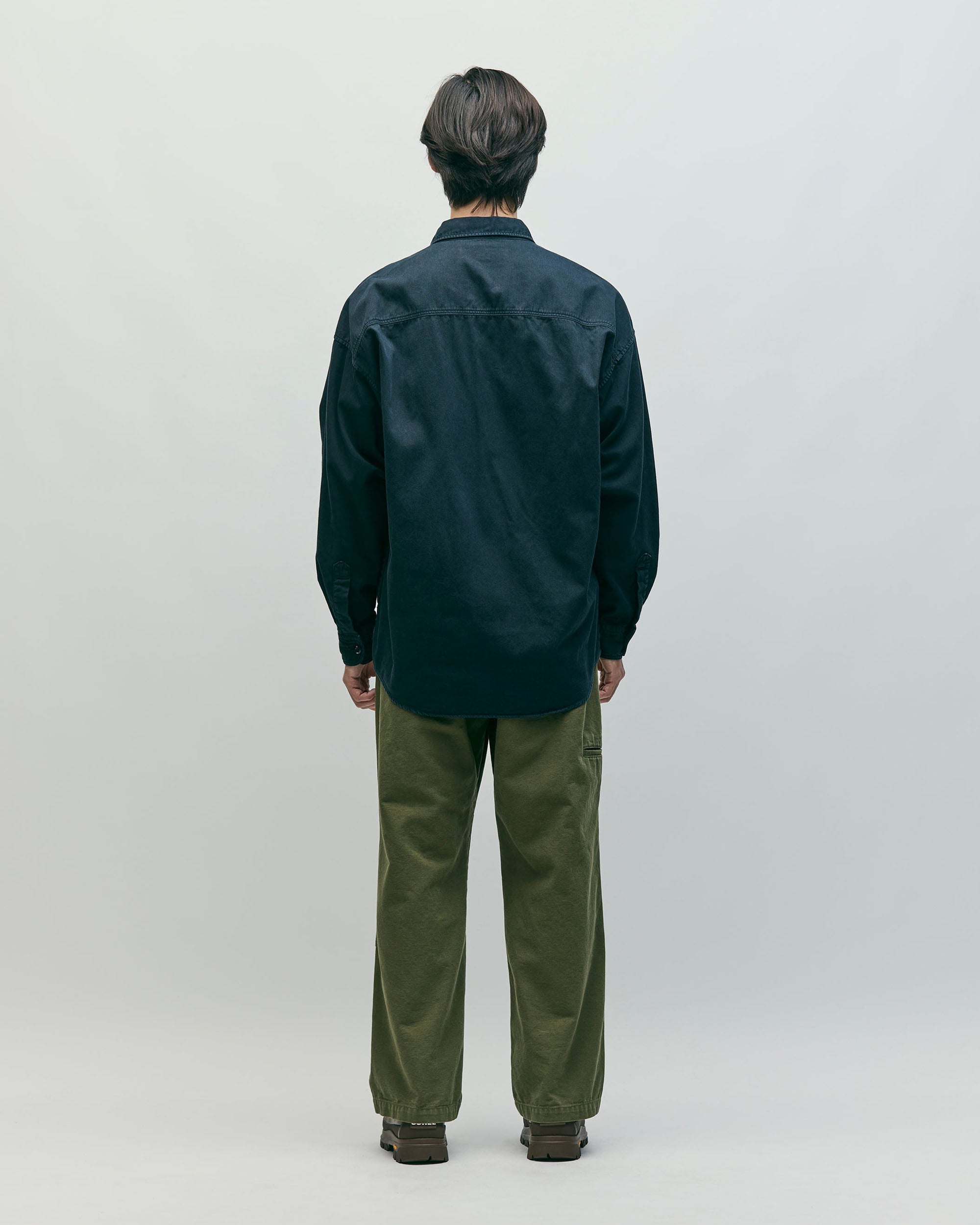 Garment Dyed L/S Shirt - Olive Drab