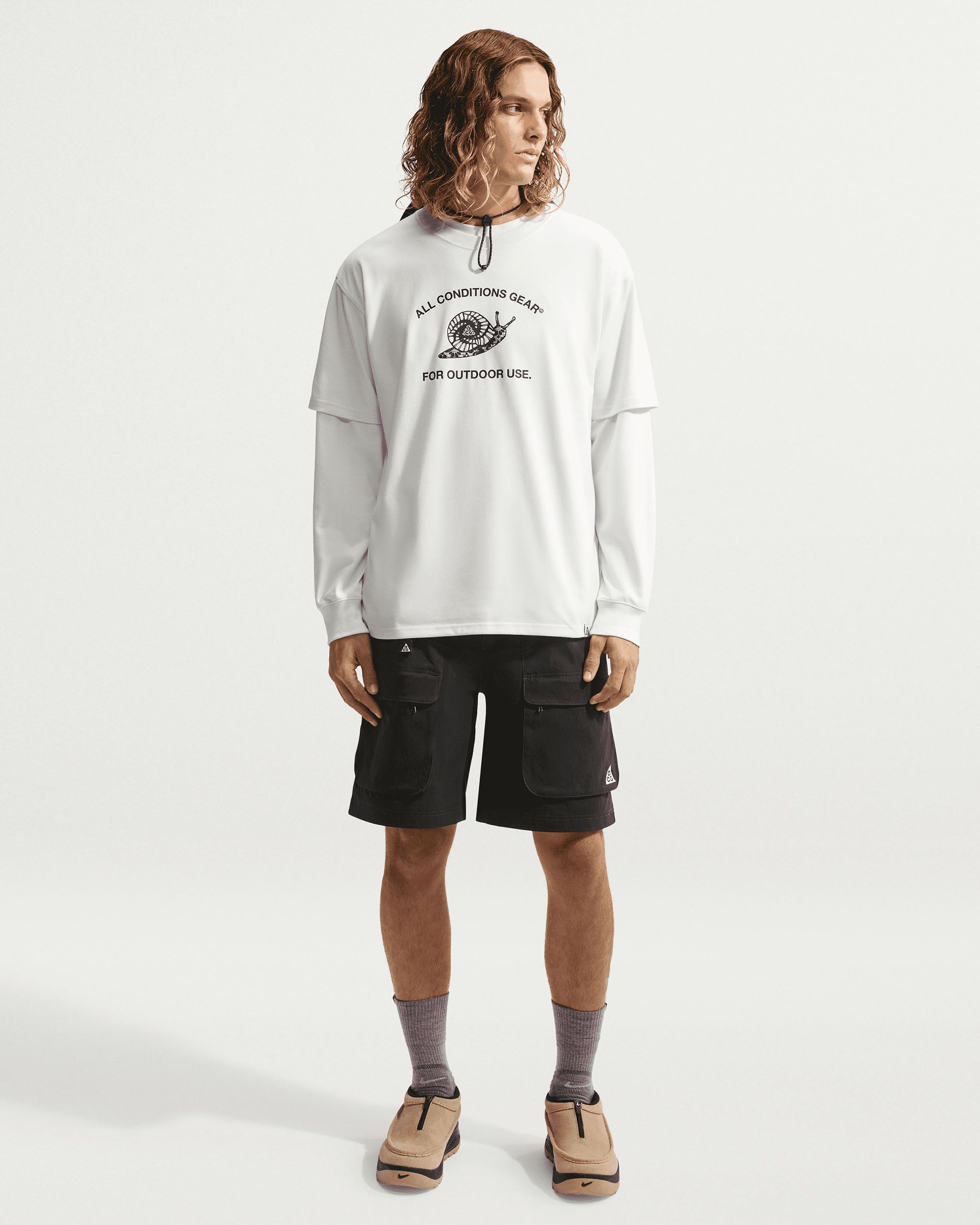 ACG Mystery Snail T-Shirt - Summit White