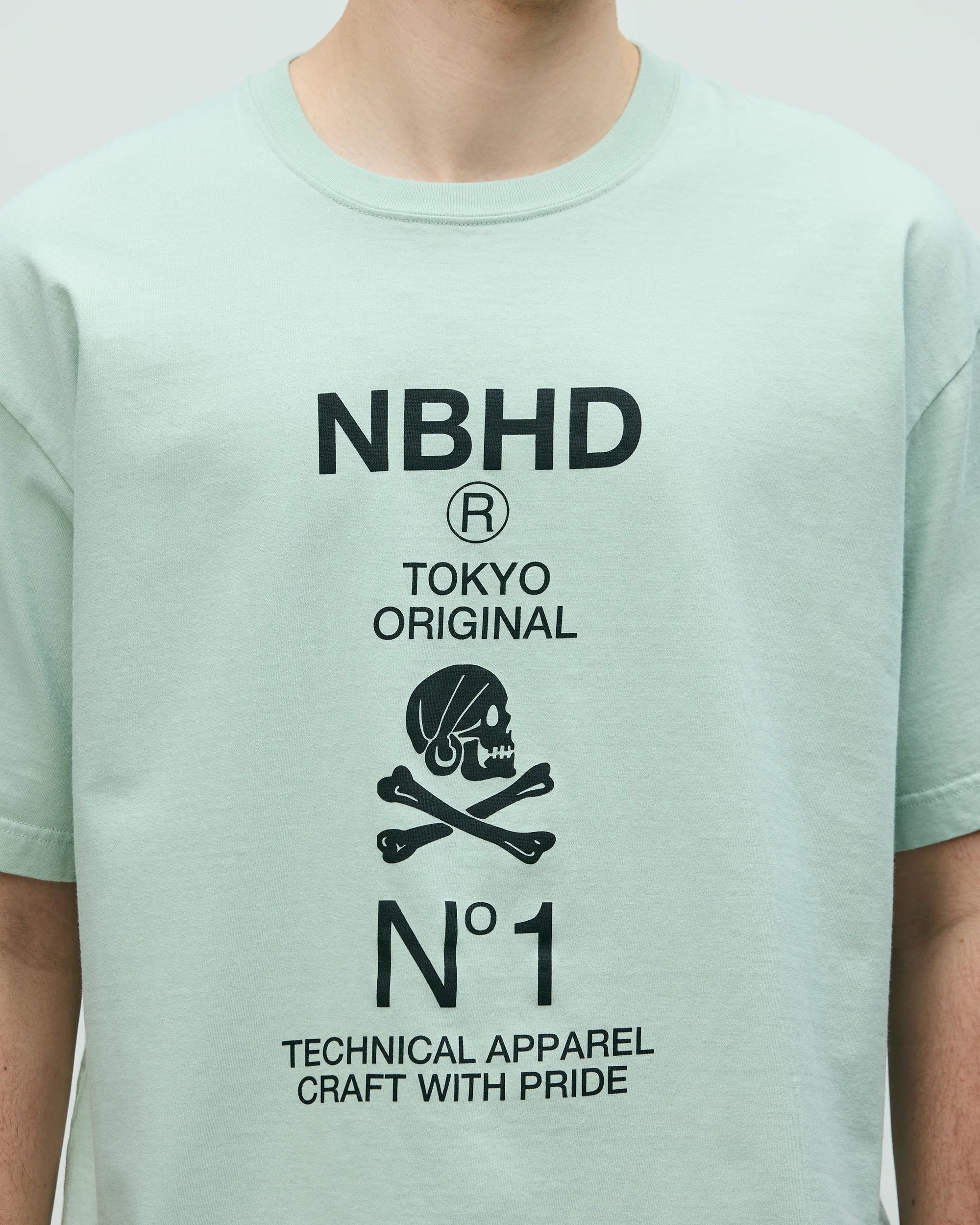 Neighborhood SS-8 T-shirt - Black - Japanese Crafted Short Sleeve