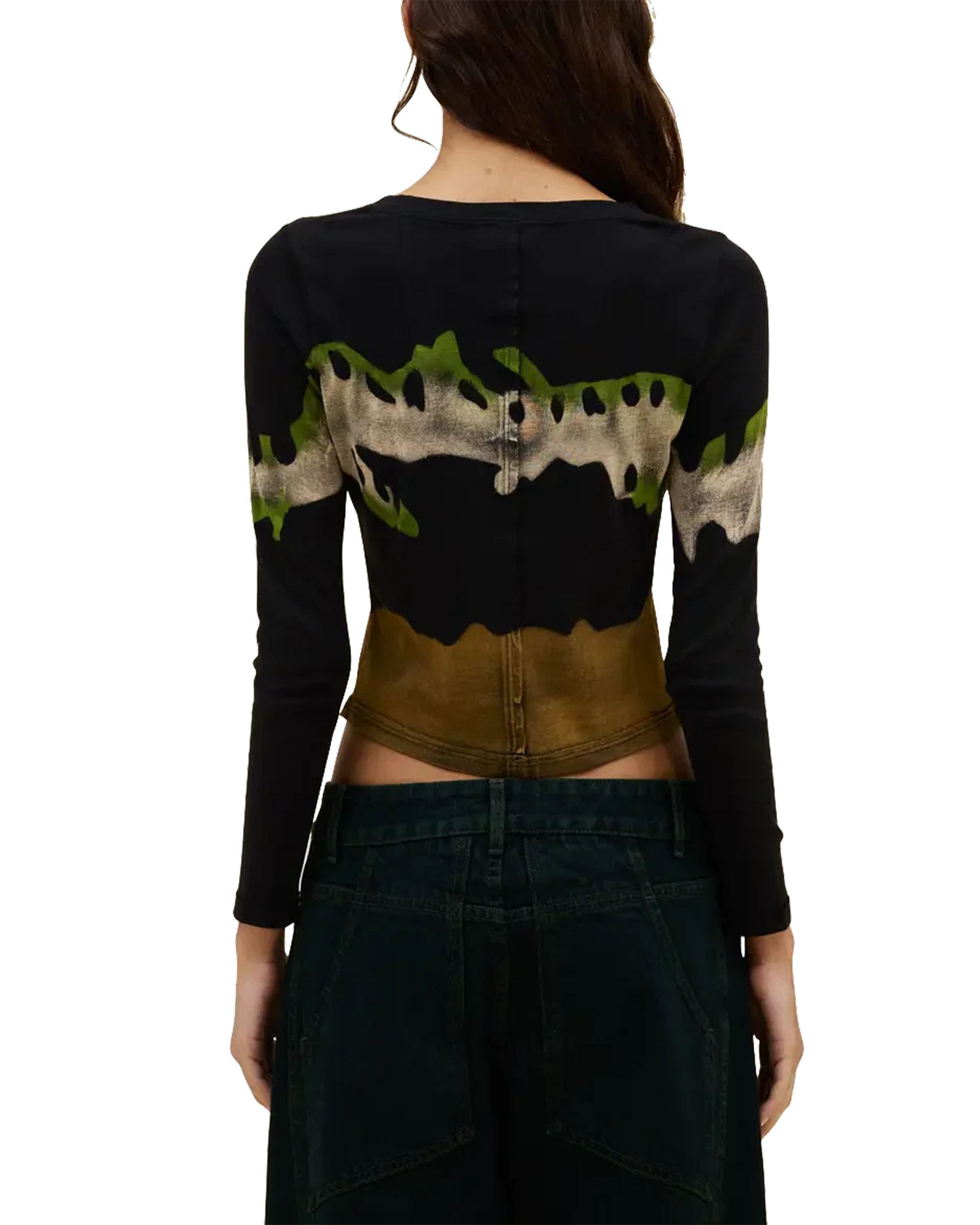 Lapped Baby Crewneck - Kelp