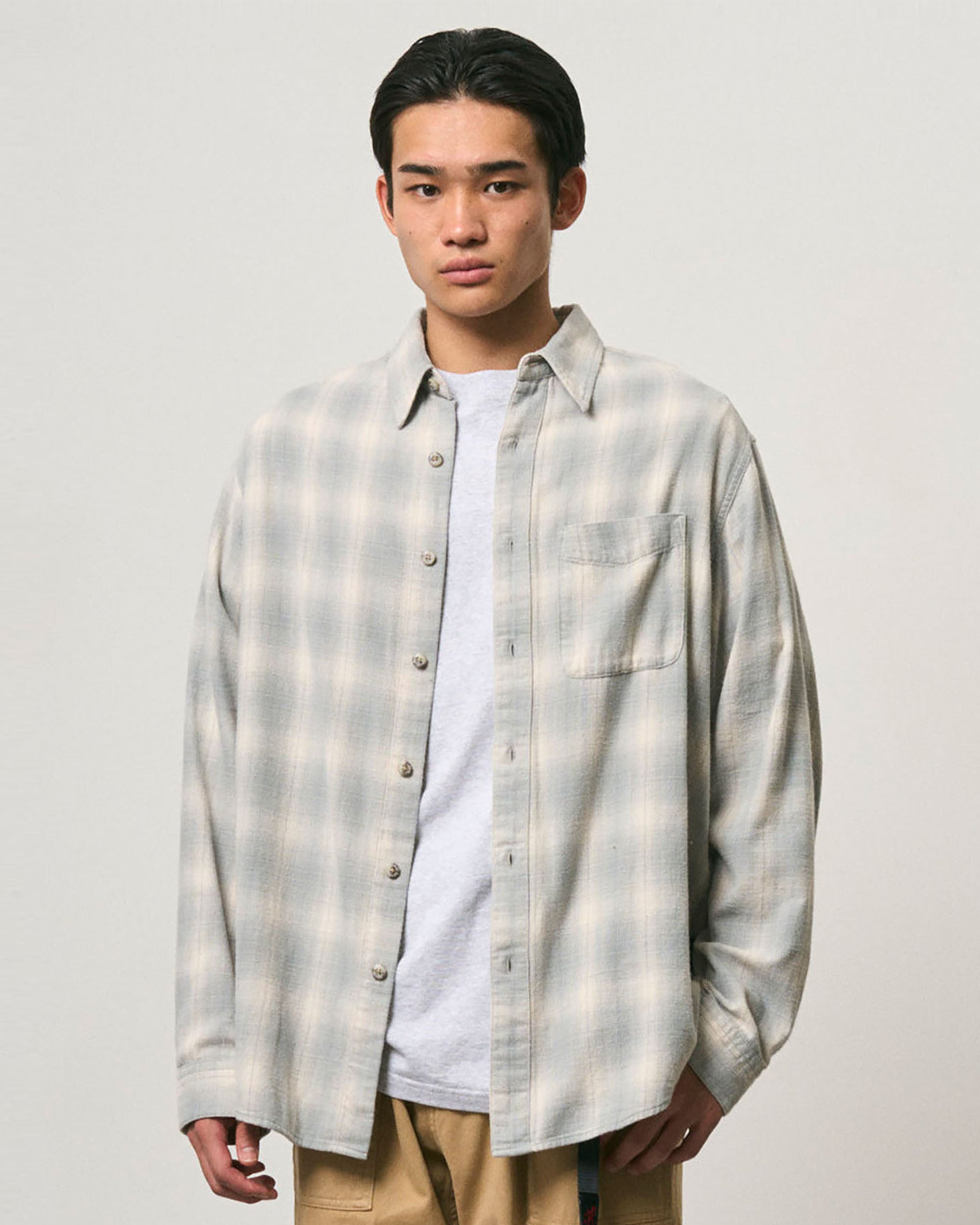 Piled Flannel Shirt - Storm