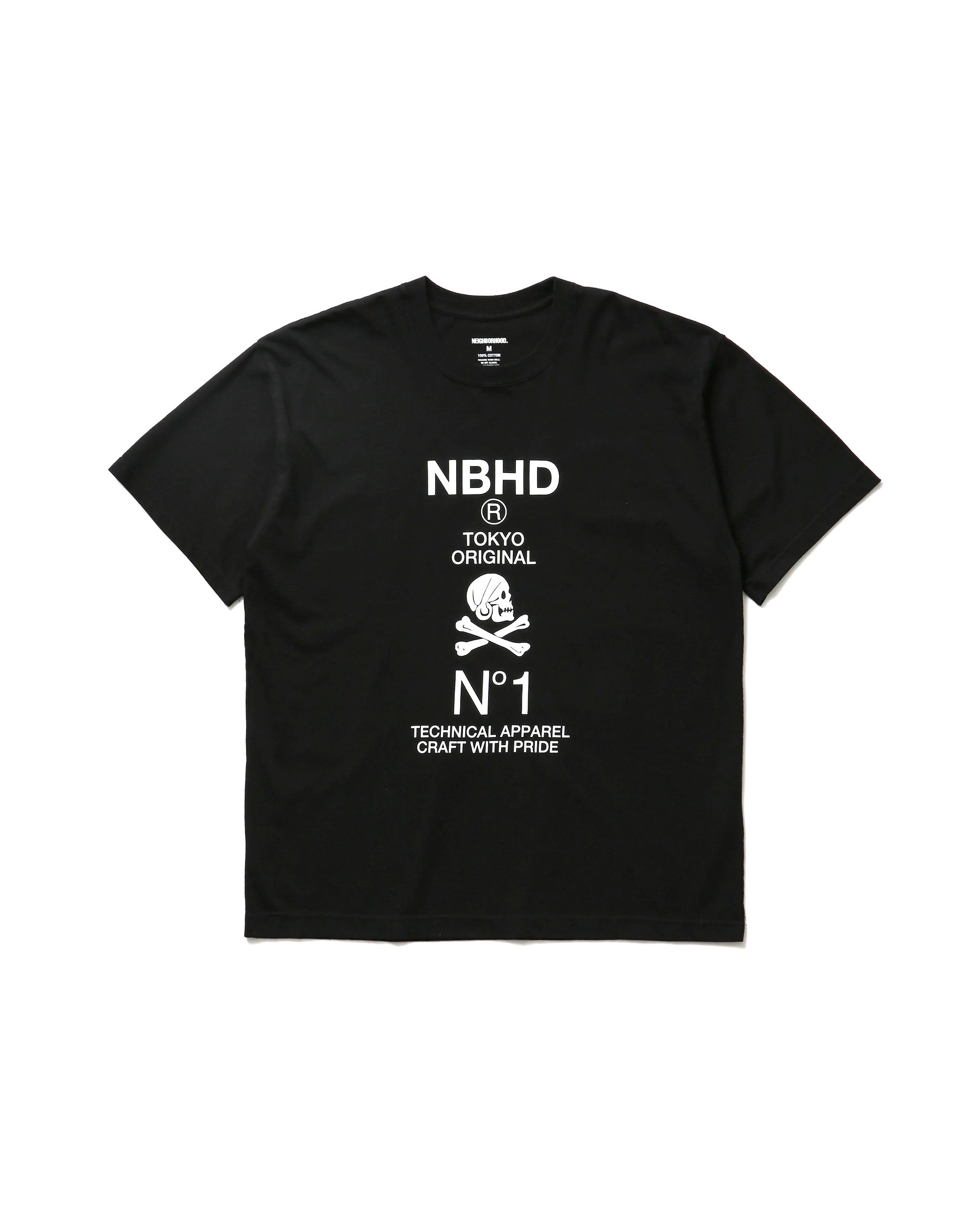 Neighborhood SS-8 T-shirt - Black - Japanese Crafted Short Sleeve