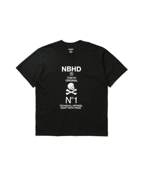 Neighborhood SS-8 T-shirt - Black - Japanese Crafted Short Sleeve