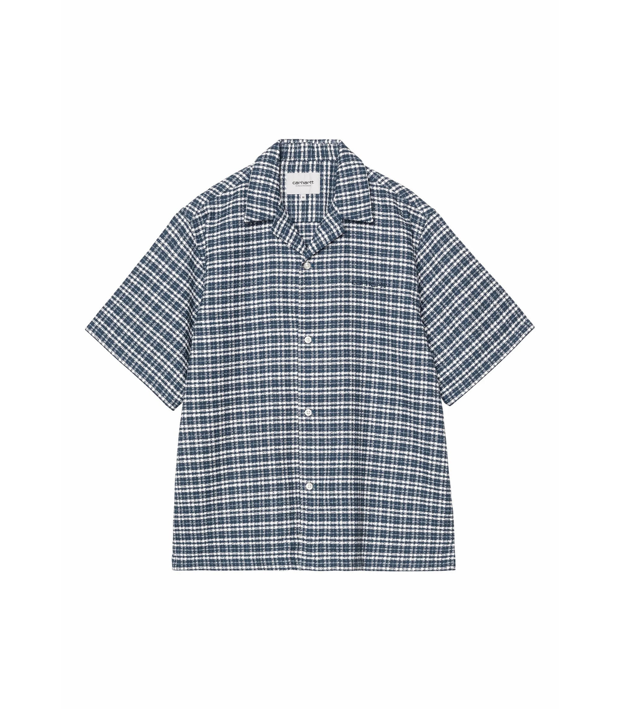 S/S Kander Shirt - Kander Check / Blue River