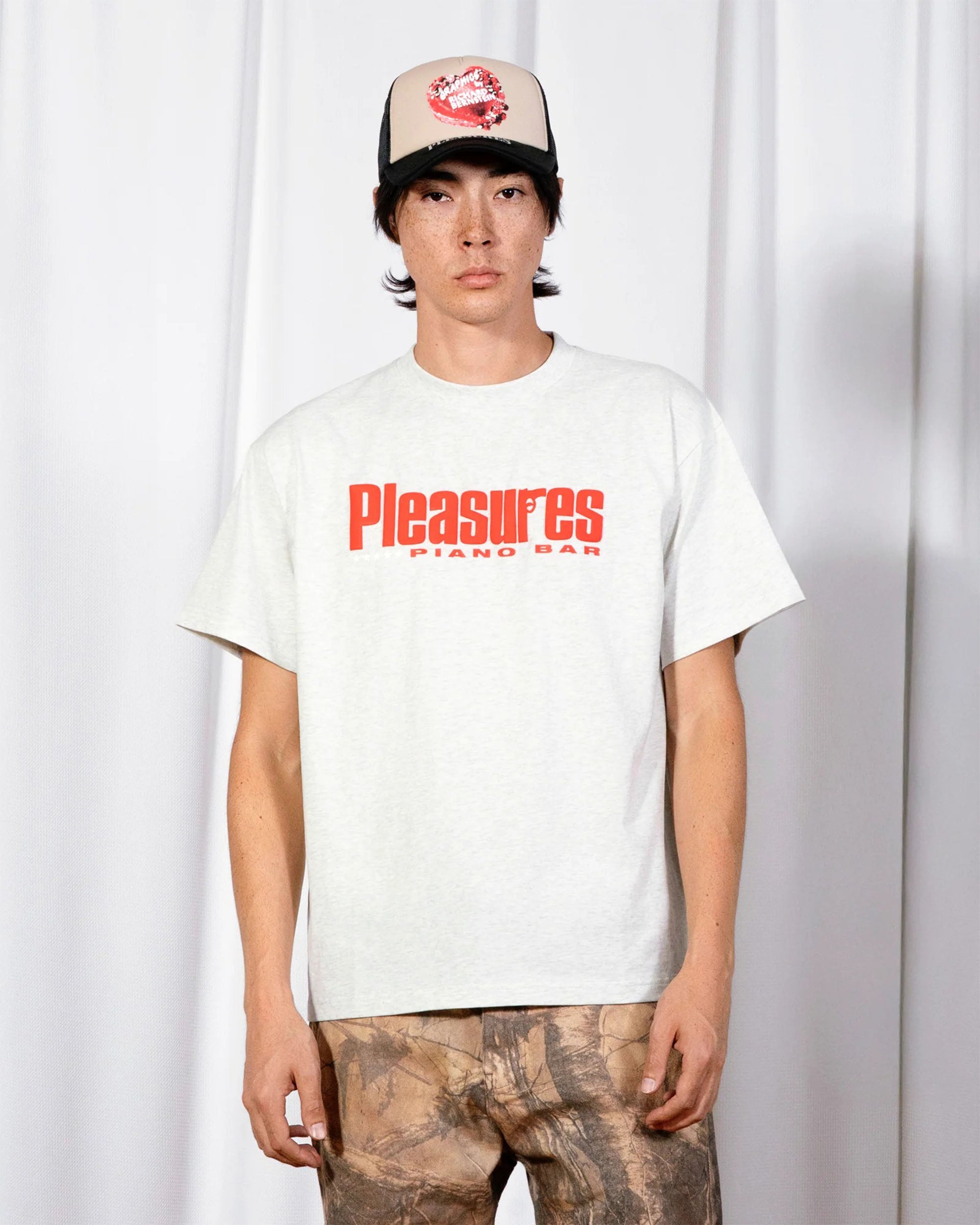 Piano Bar T-shirt - Grey Heather