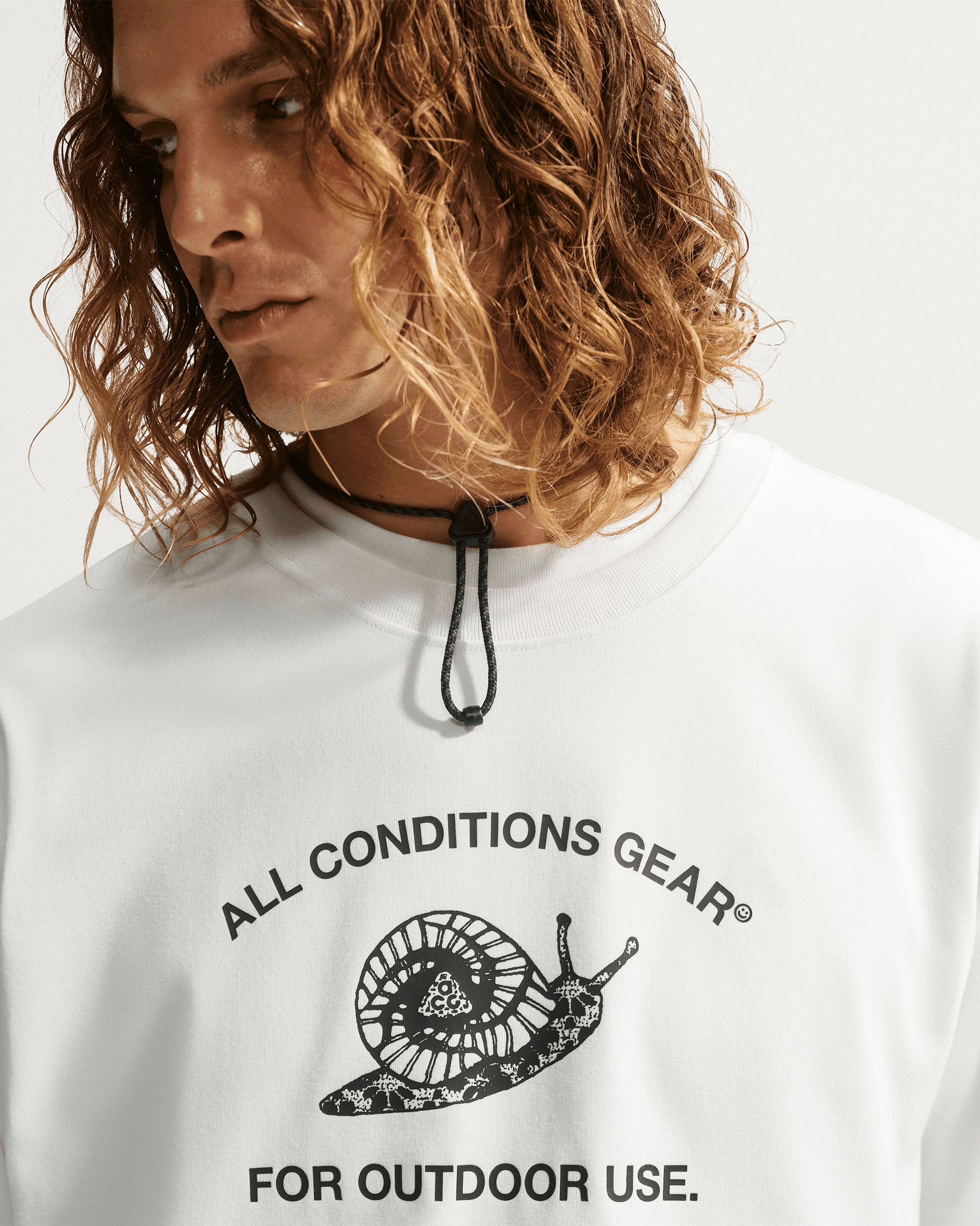 ACG Mystery Snail T-Shirt - Summit White