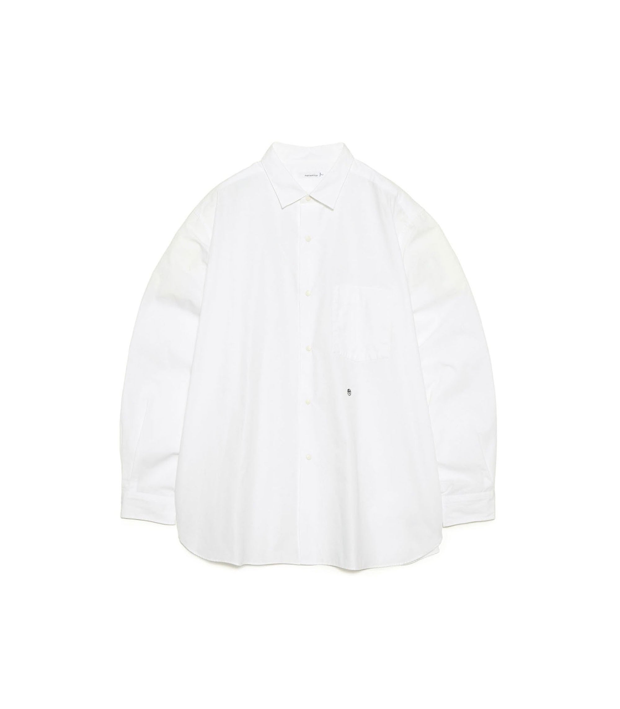 Regular Collar Wind Shirt - Off White