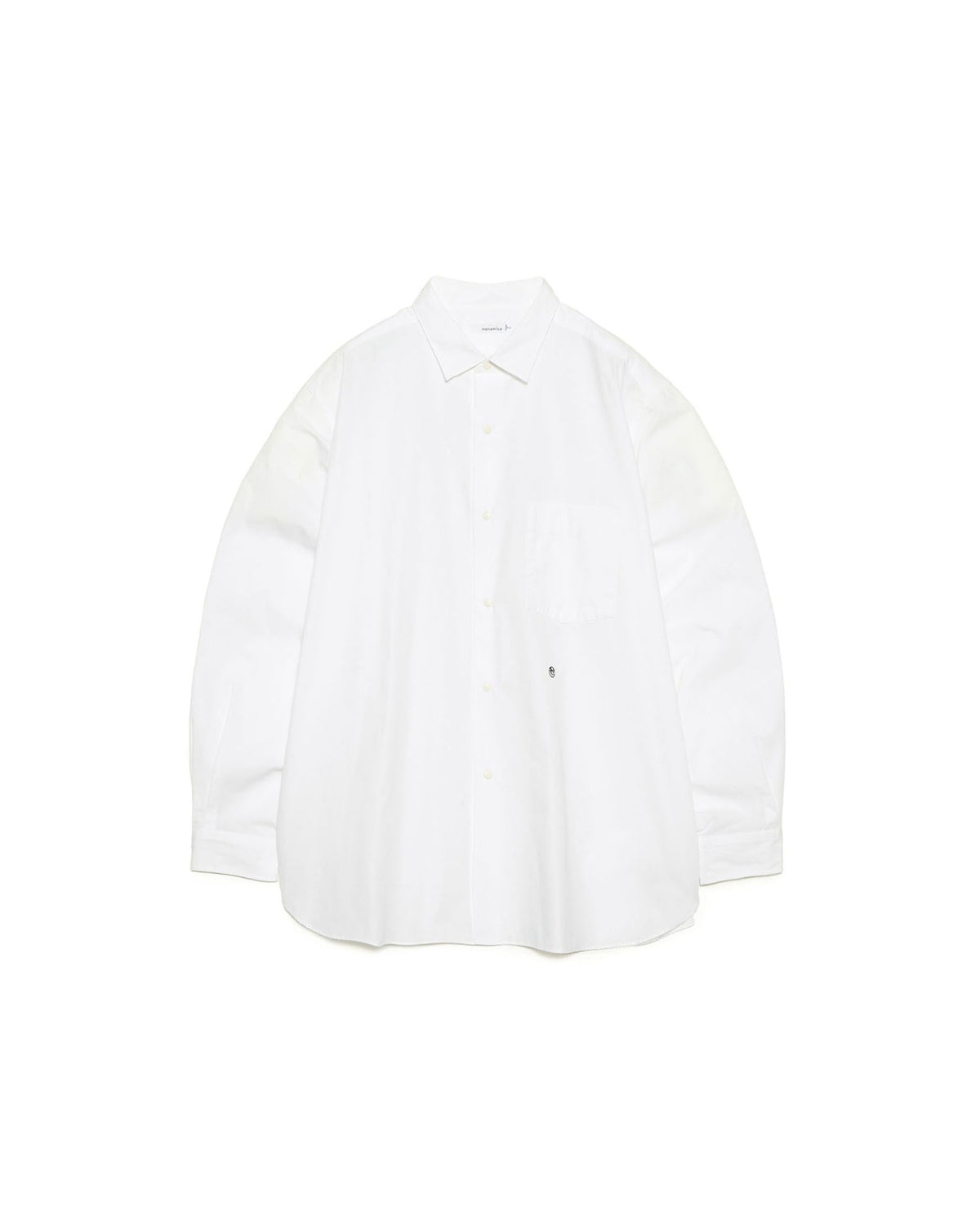 Regular Collar Wind Shirt - Off White