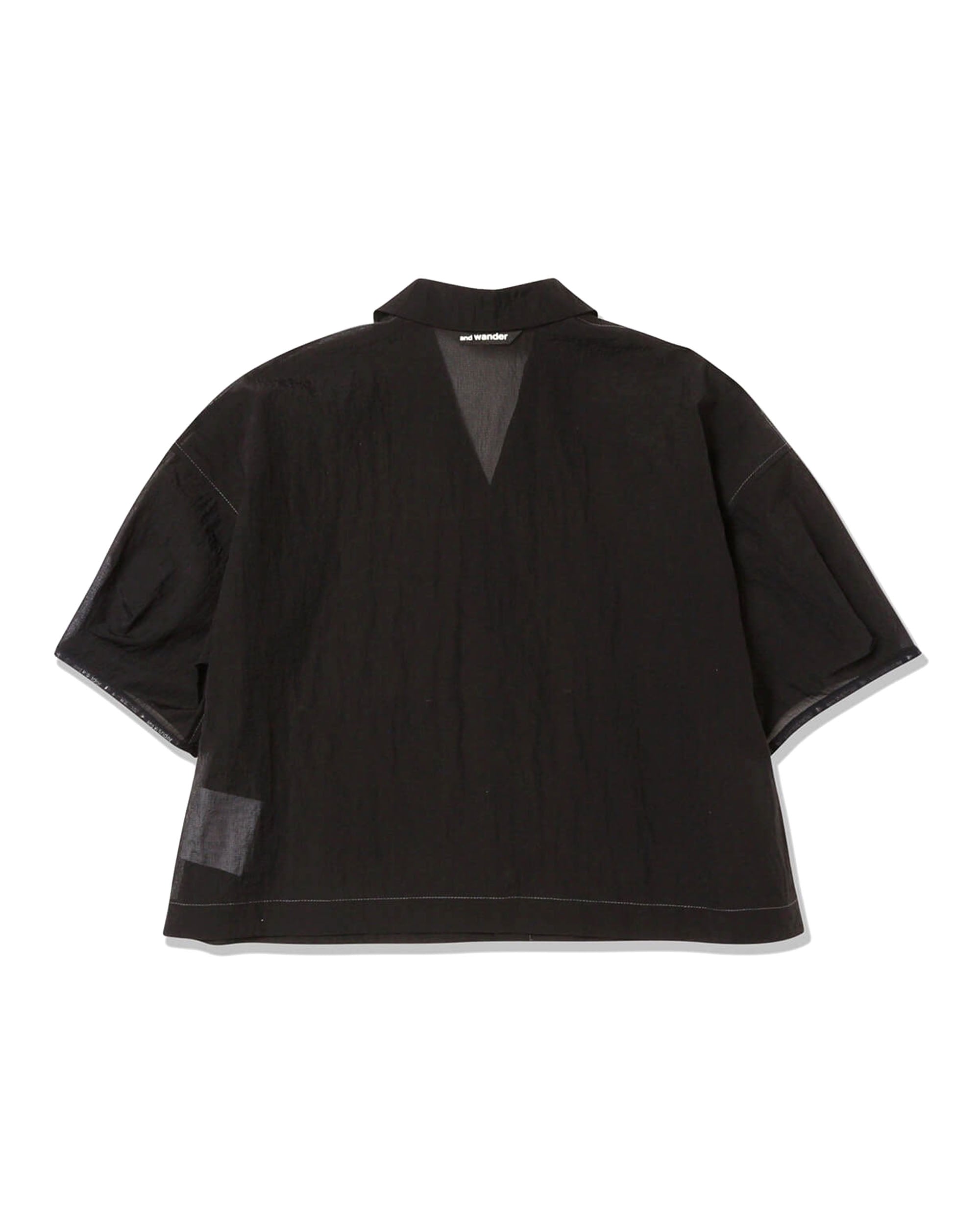 Sheer Ripstop SS Shirt - Black