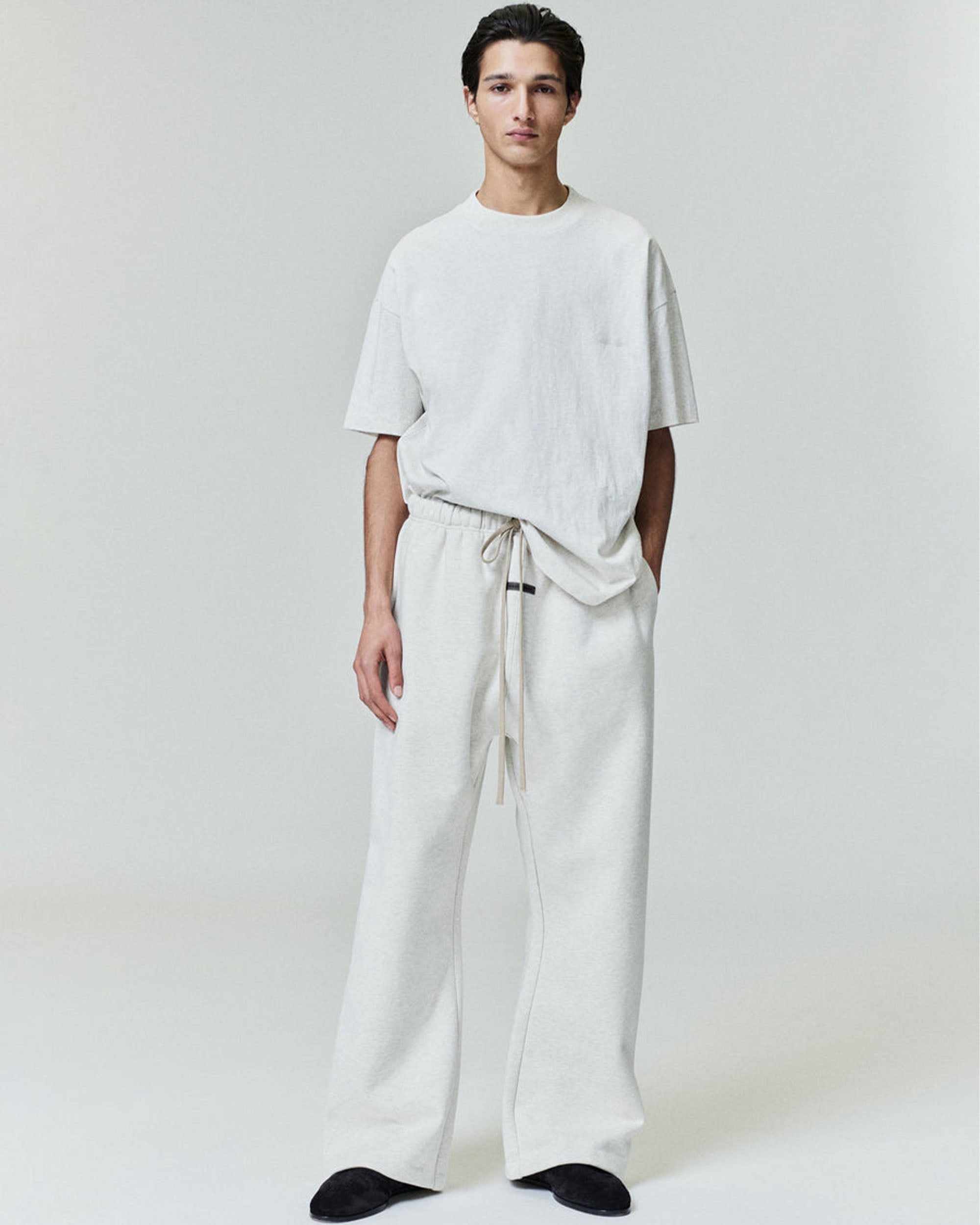 Embroidered Essential Tee - Vintage Black