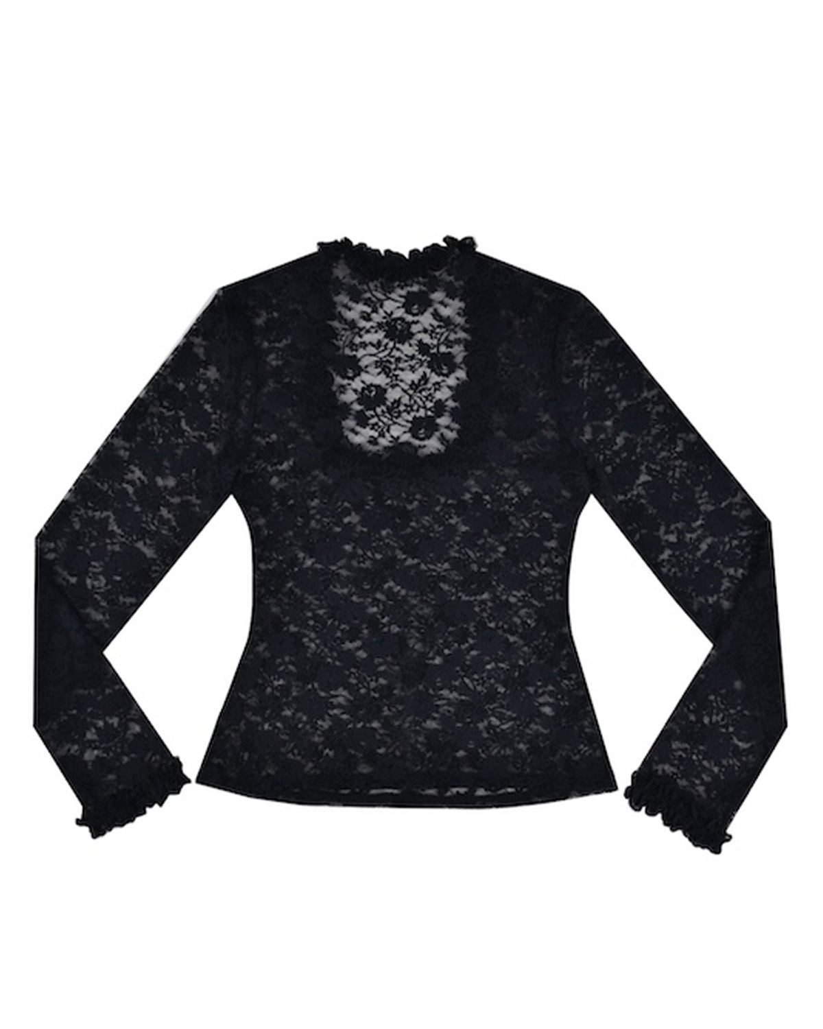 Lace Poem Top - Black