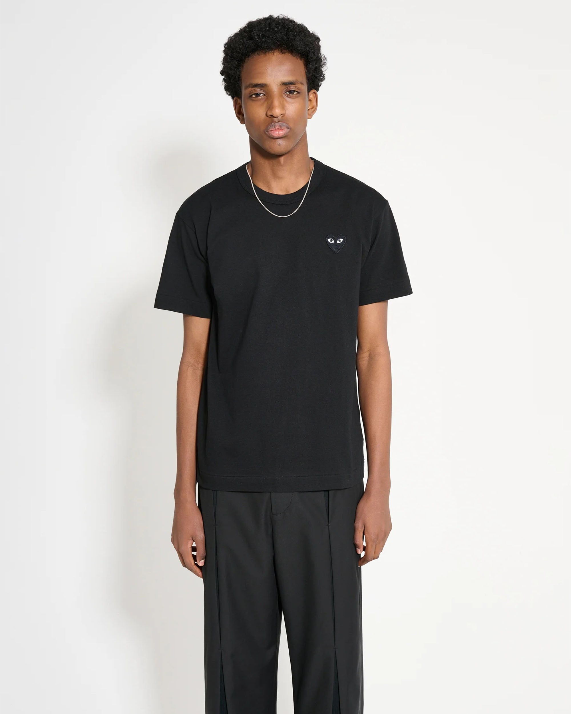 Heart Logo T-Shirt - Black / Black