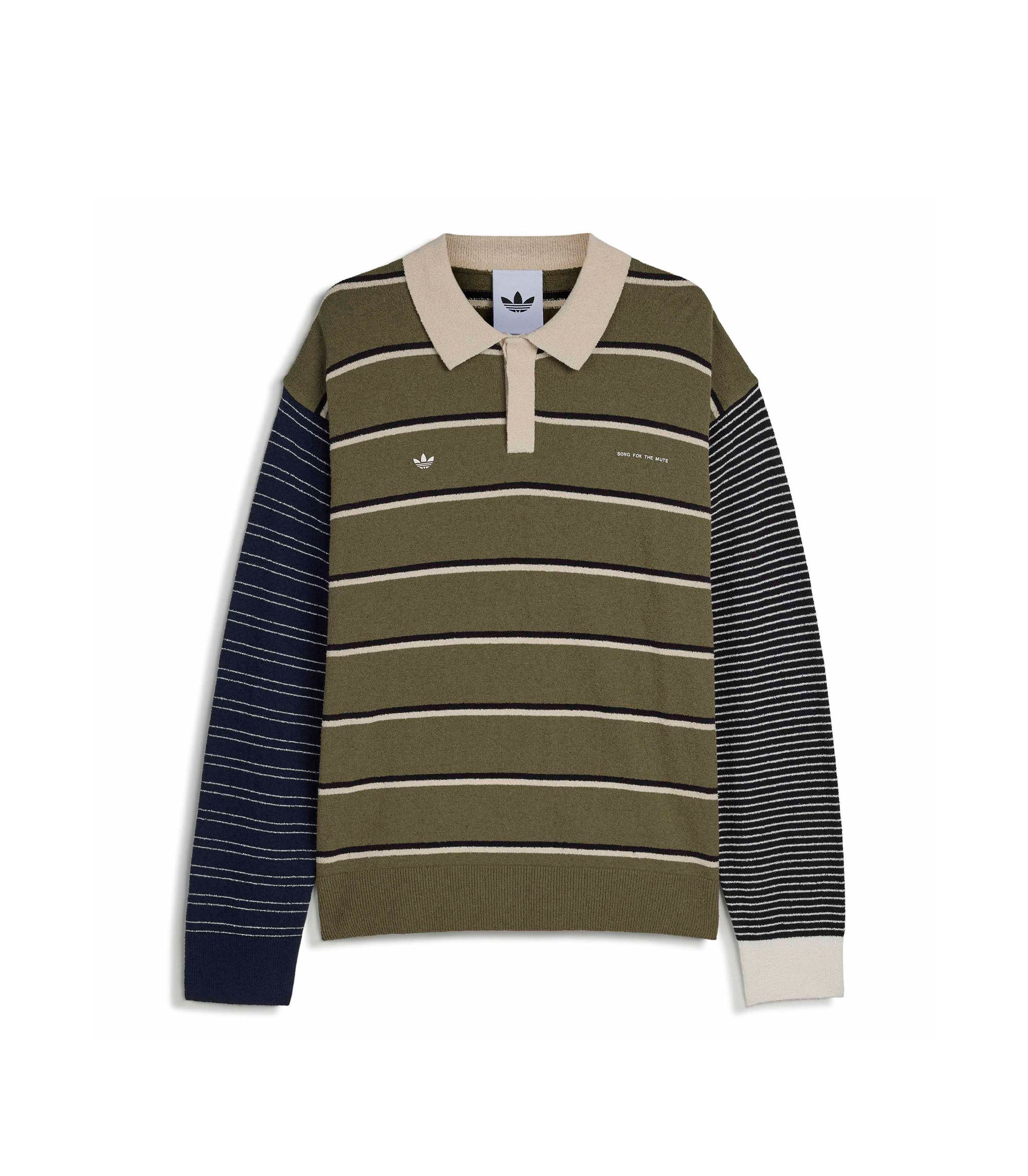 Song for the Mute L/S T-shirt - Olive Strata / Alumina / Black