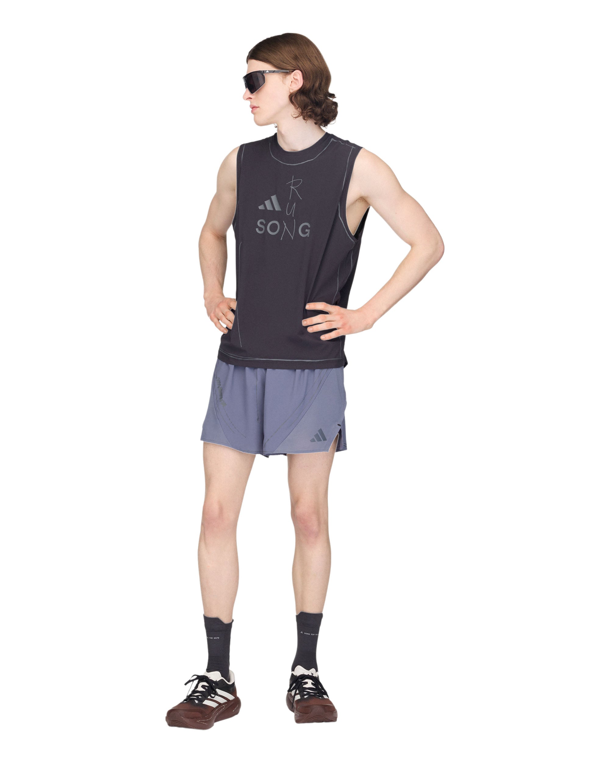 Song for the Mute Running Tank Top - Black