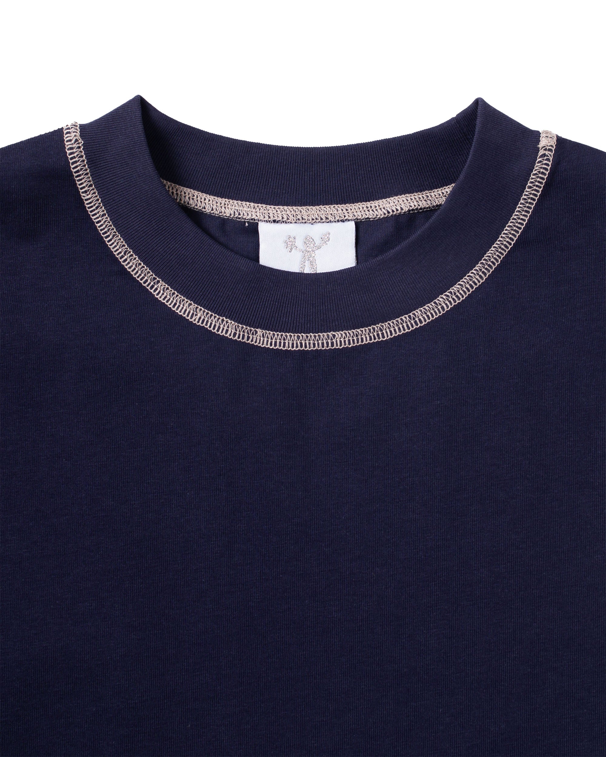 Contrast T-shirt - Navy