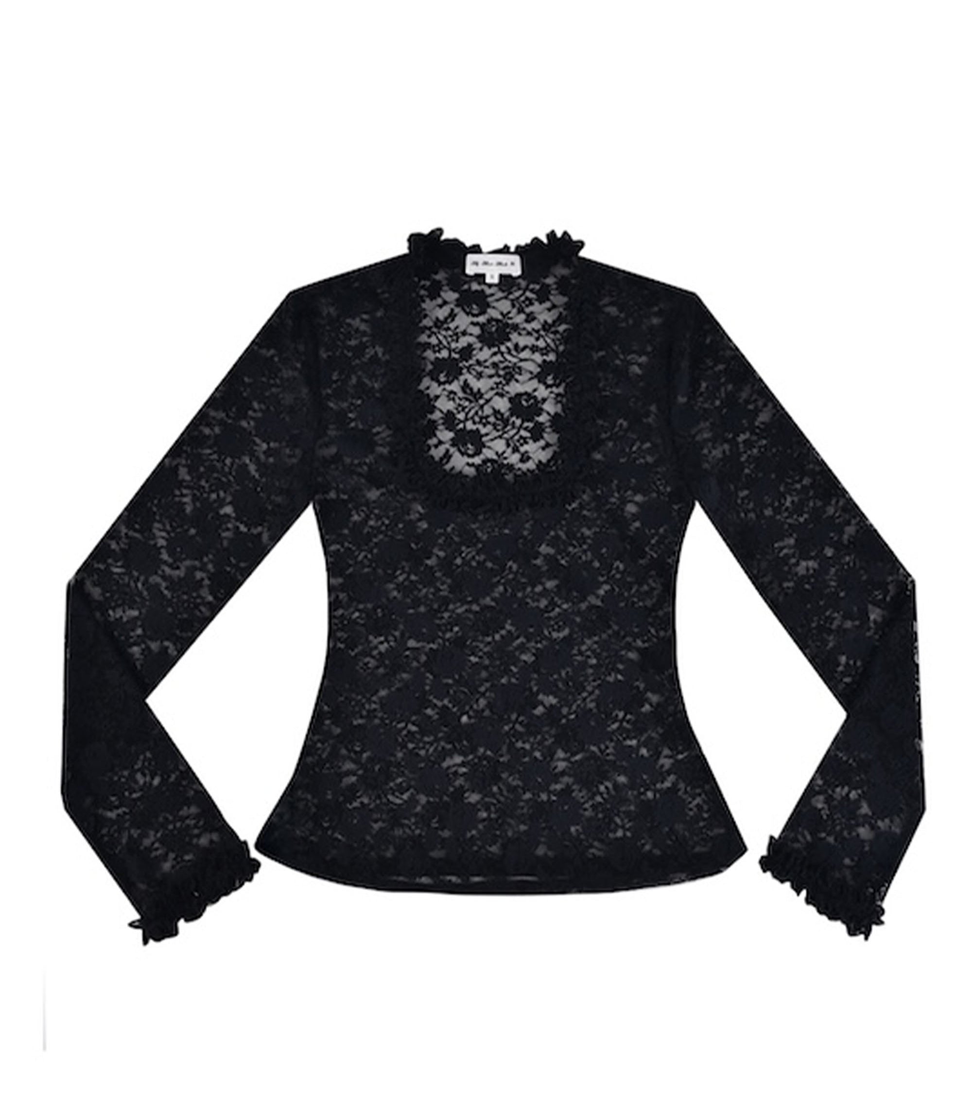 Lace Poem Top - Black