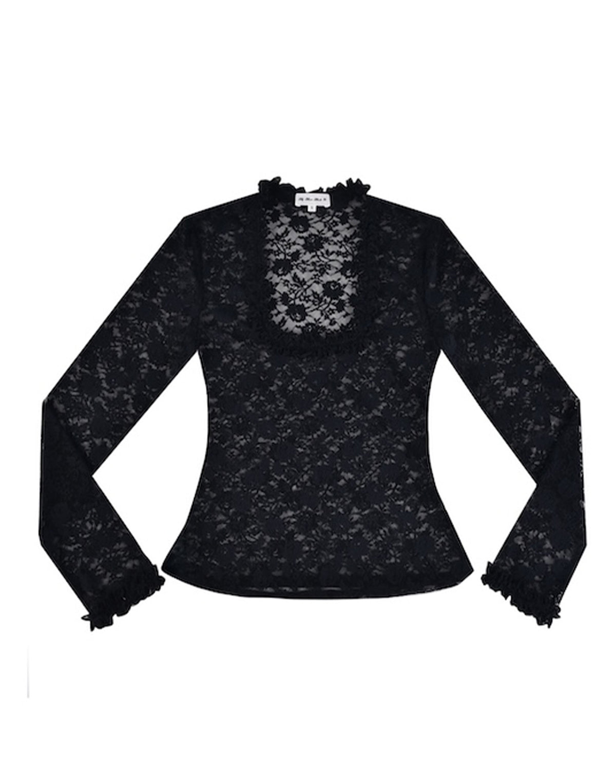 Lace Poem Top - Black
