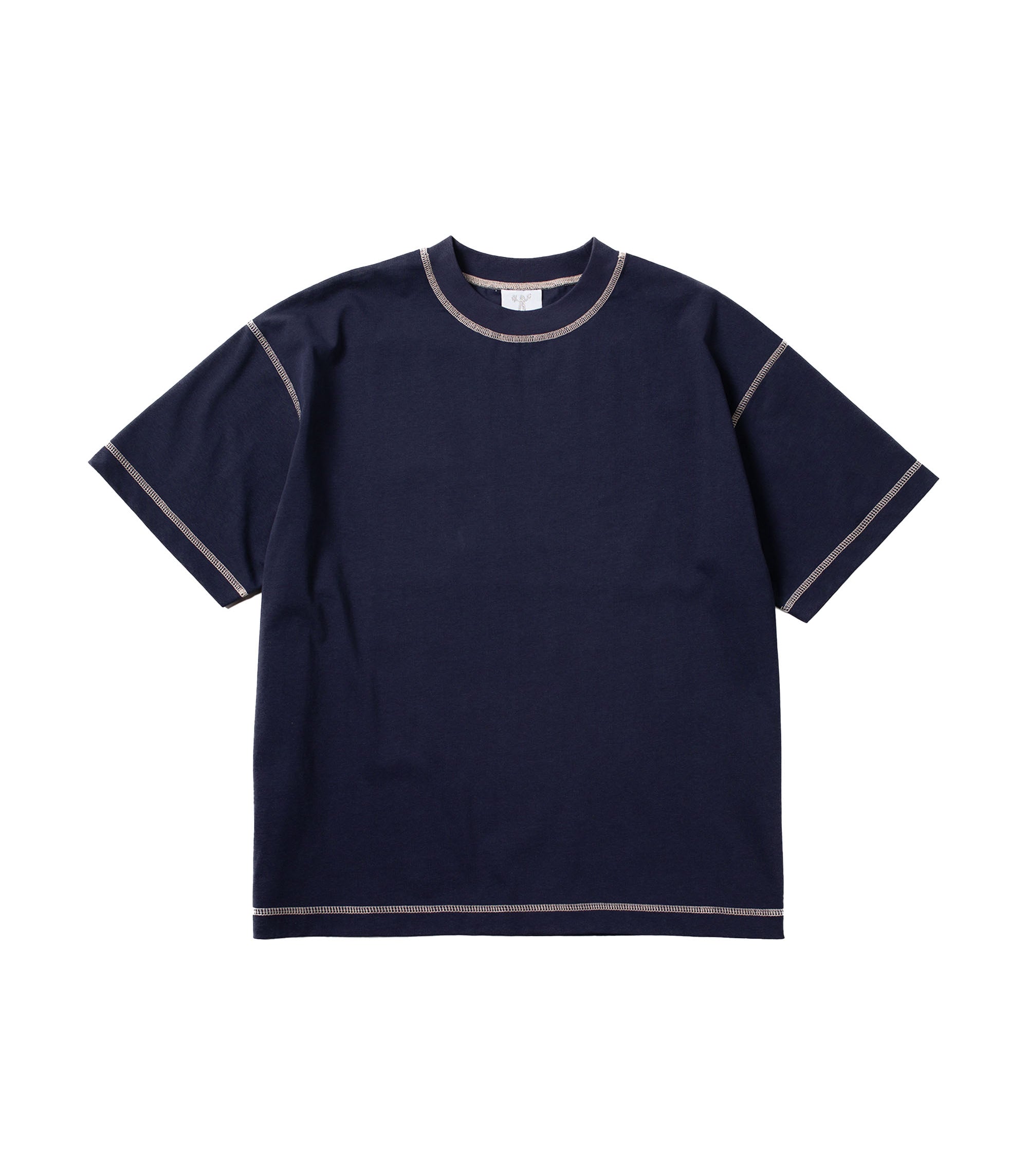 Contrast T-shirt - Navy