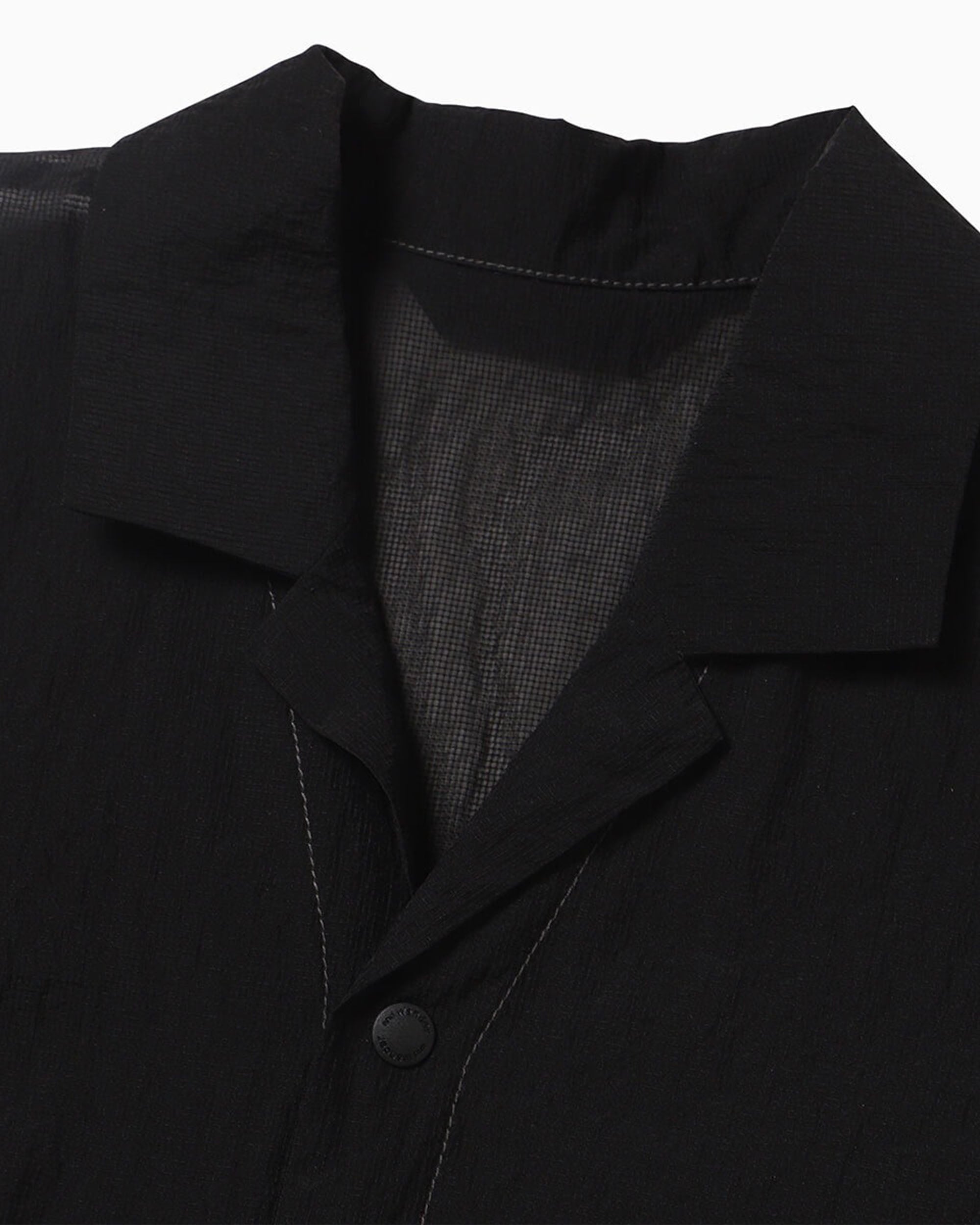 Sheer Ripstop SS Shirt - Black