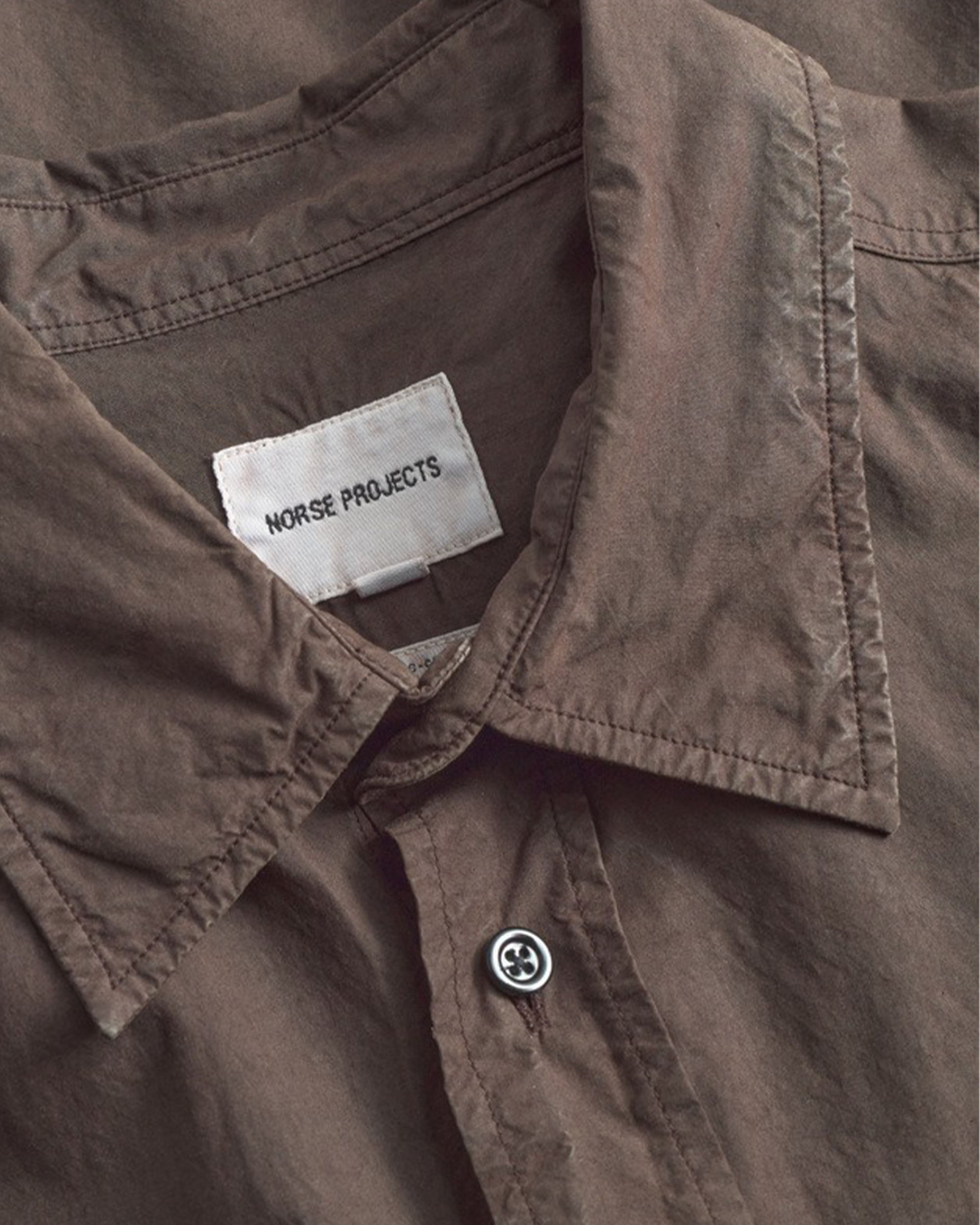 Ole Fatigue Cotton Tencel Shirt  - Coffee