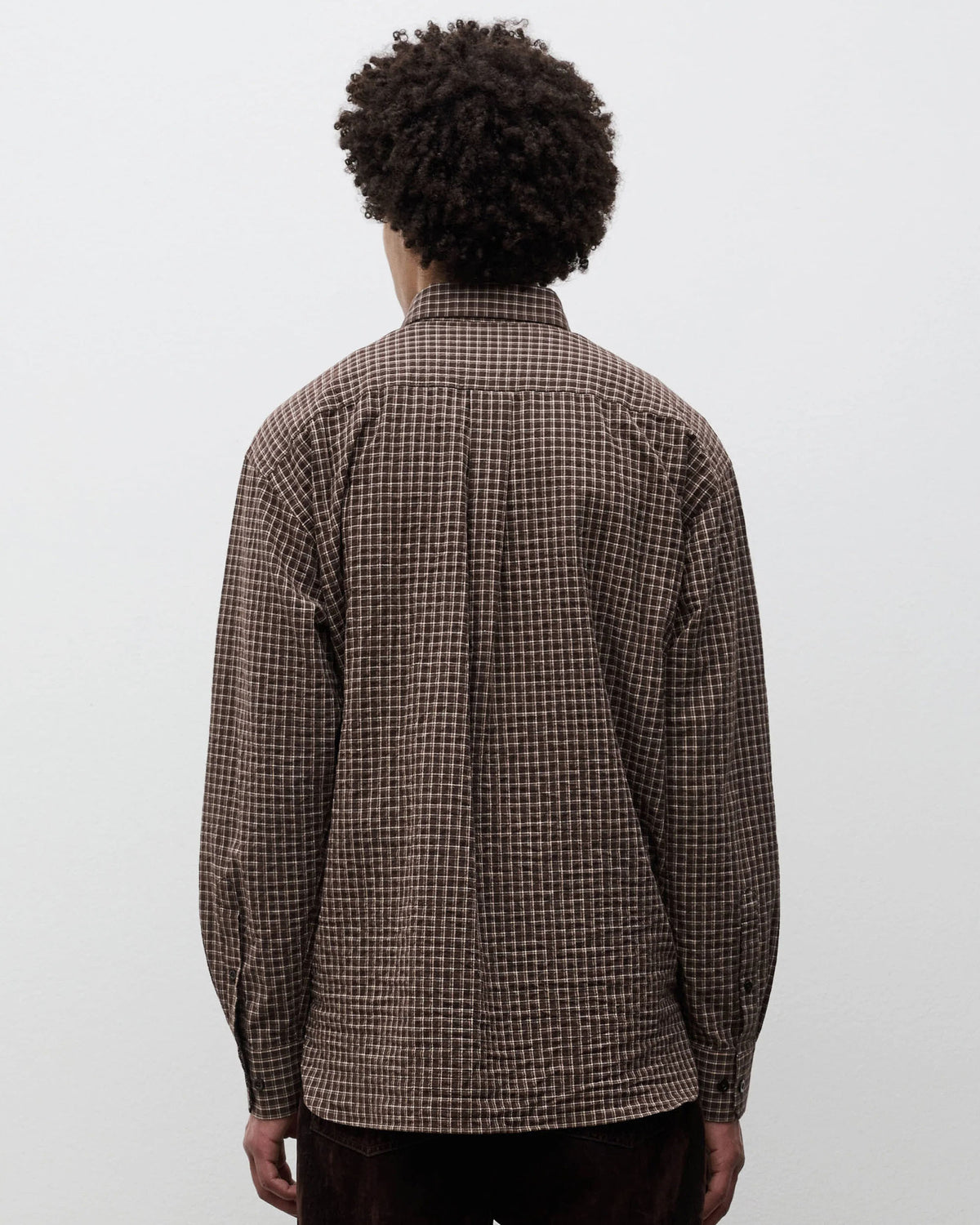 Espevik Oversized Check Shirt - Delicioso Brown