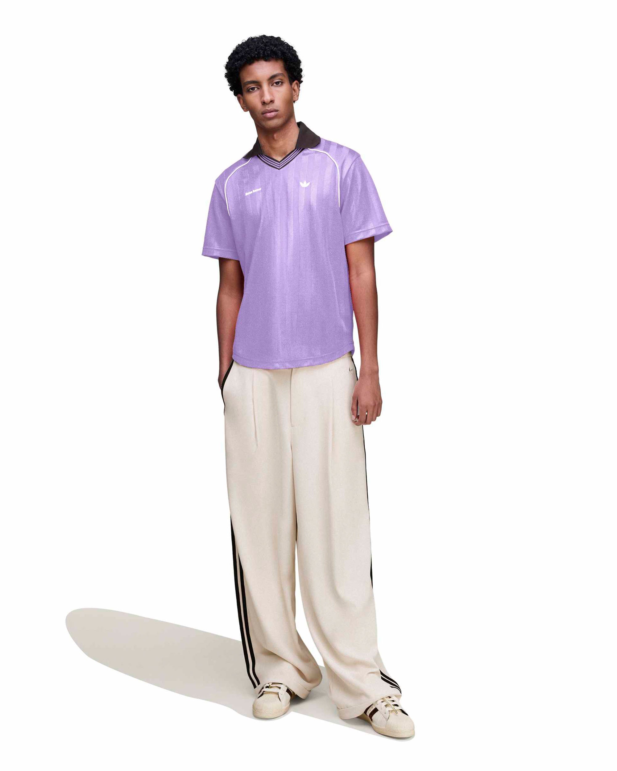 Wales Bonner Football T-Shirt - Violet