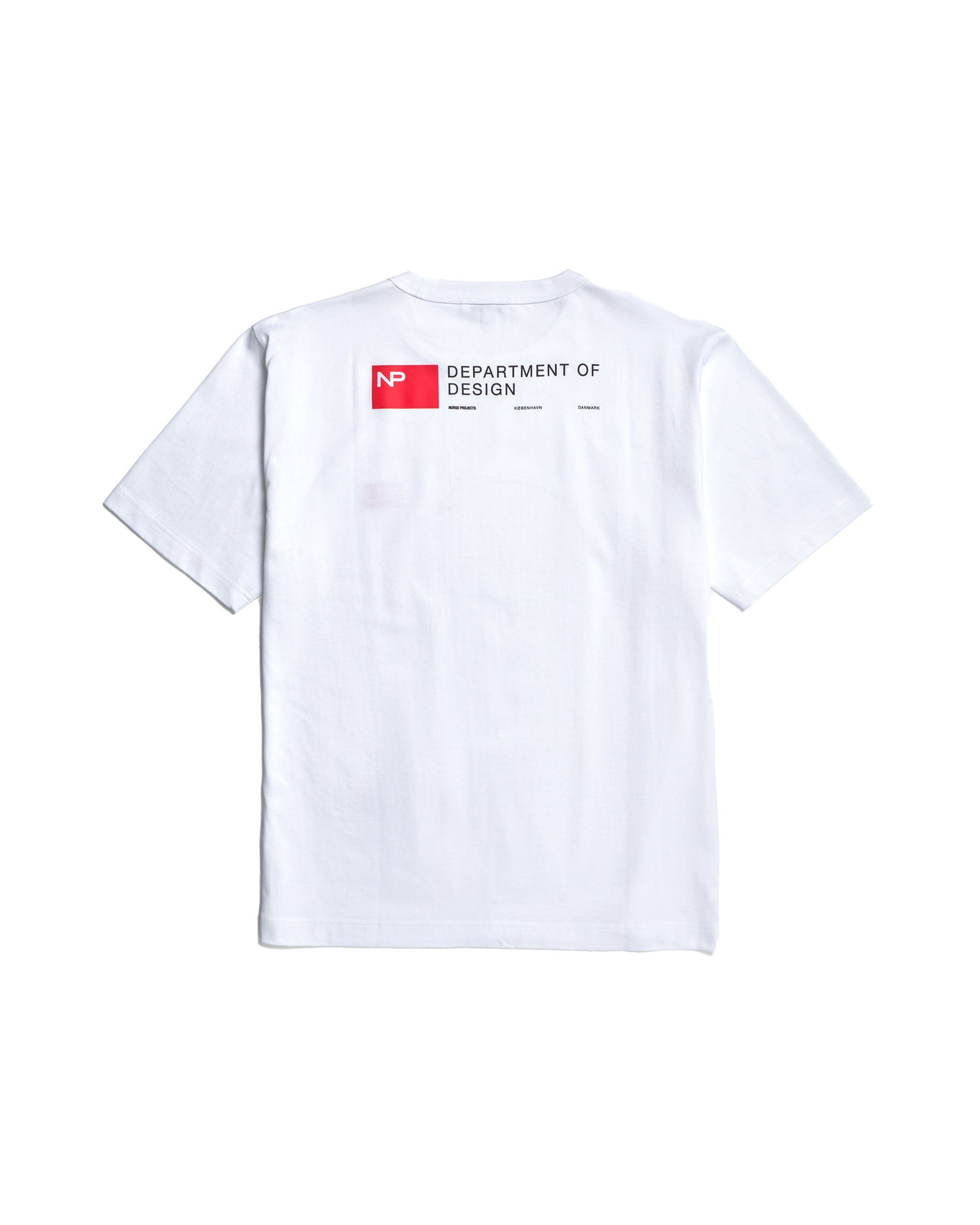 Holger Organic Department Print T-Shirt - White