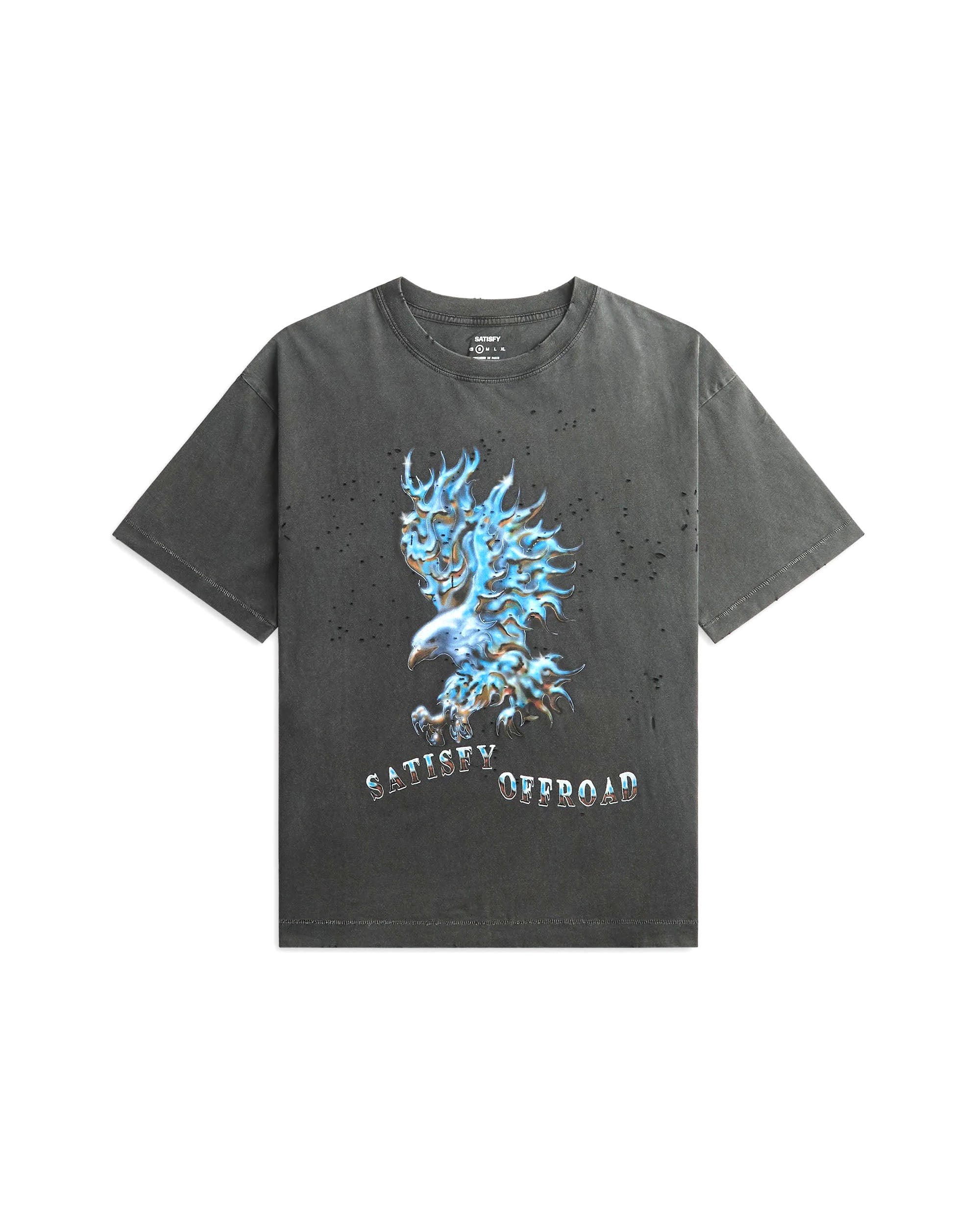Eagle MothTech T-Shirt - Aged Black