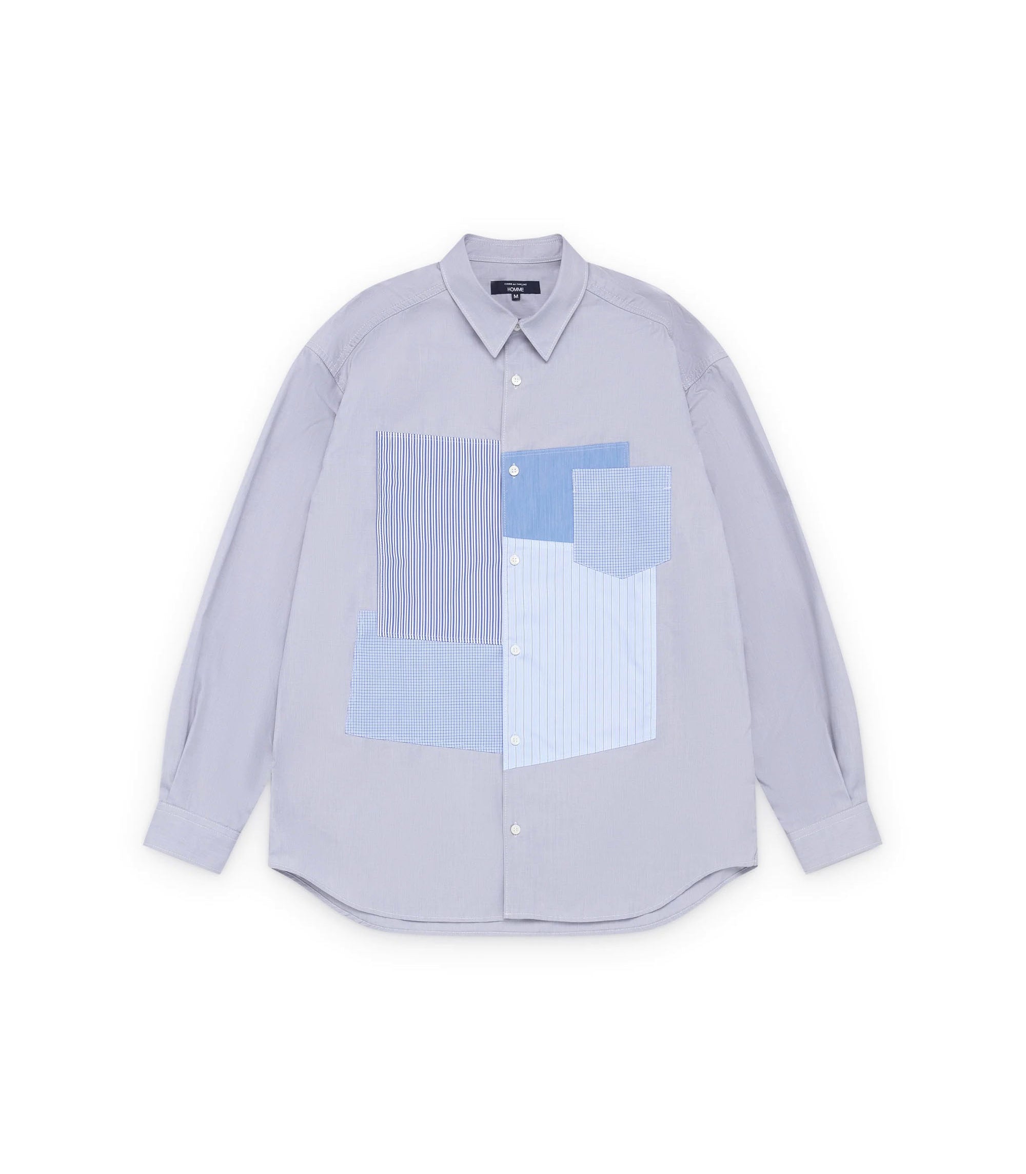 Patchwork Shirt - Grey