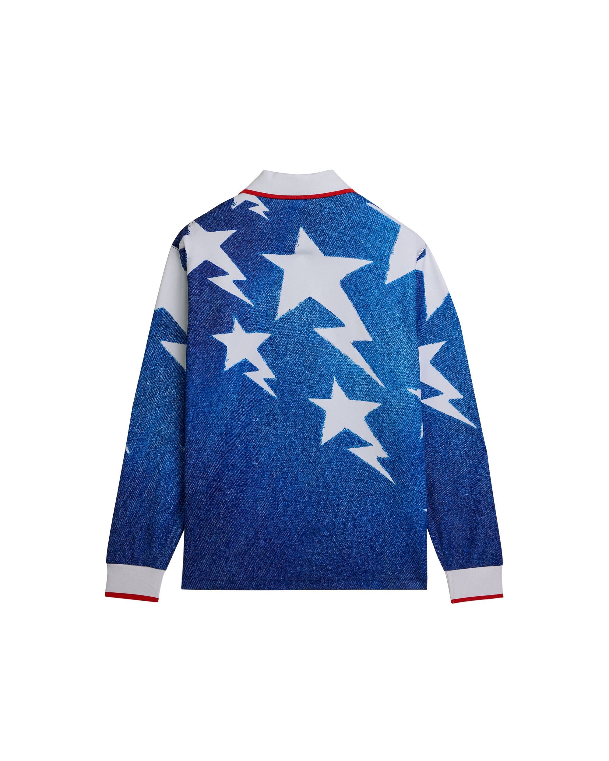 BAPE L/S Star Jersey - Blue Denim