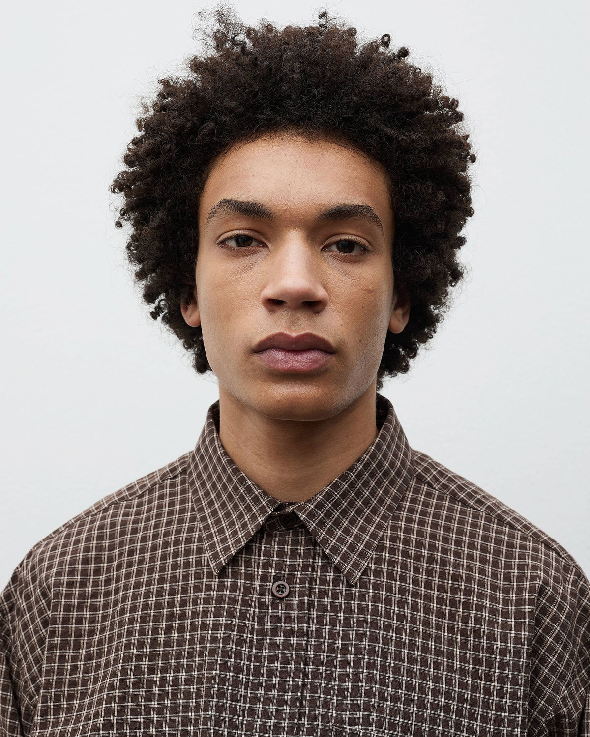 Espevik Oversized Check Shirt - Delicioso Brown