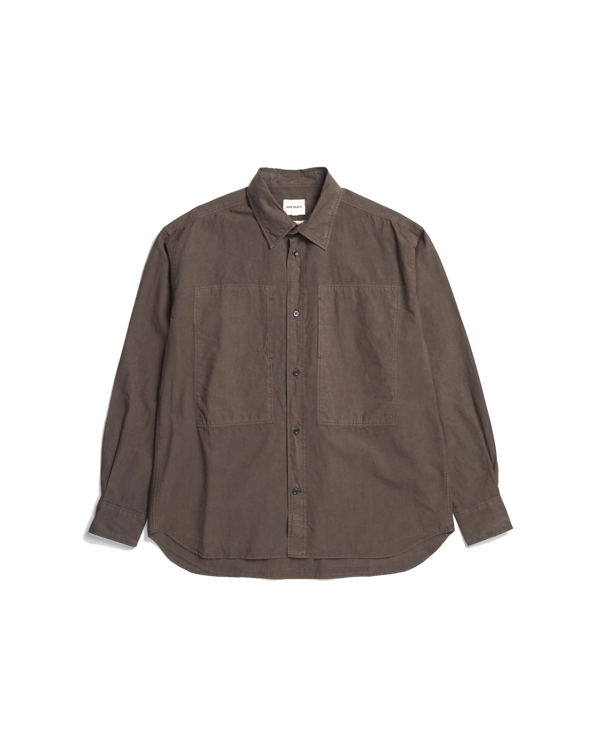 Ole Fatigue Cotton Tencel Shirt  - Coffee