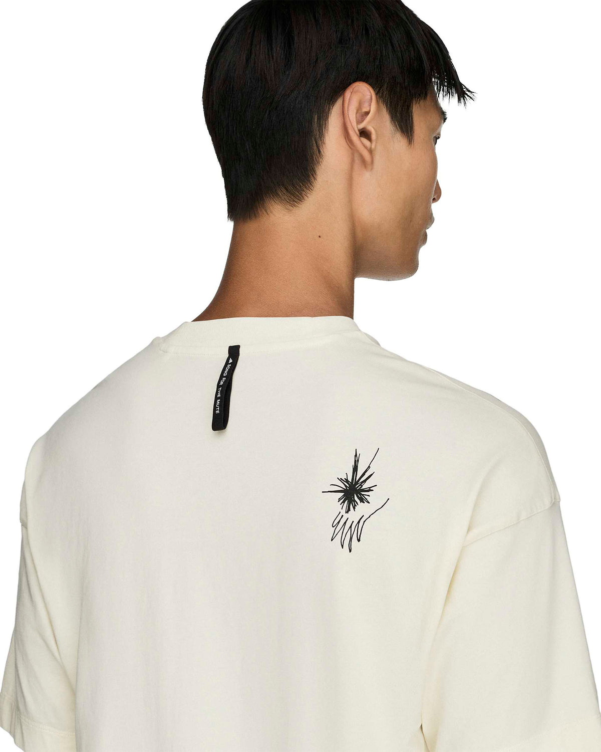 Song For The Mute Running T-Shirt - Cream White