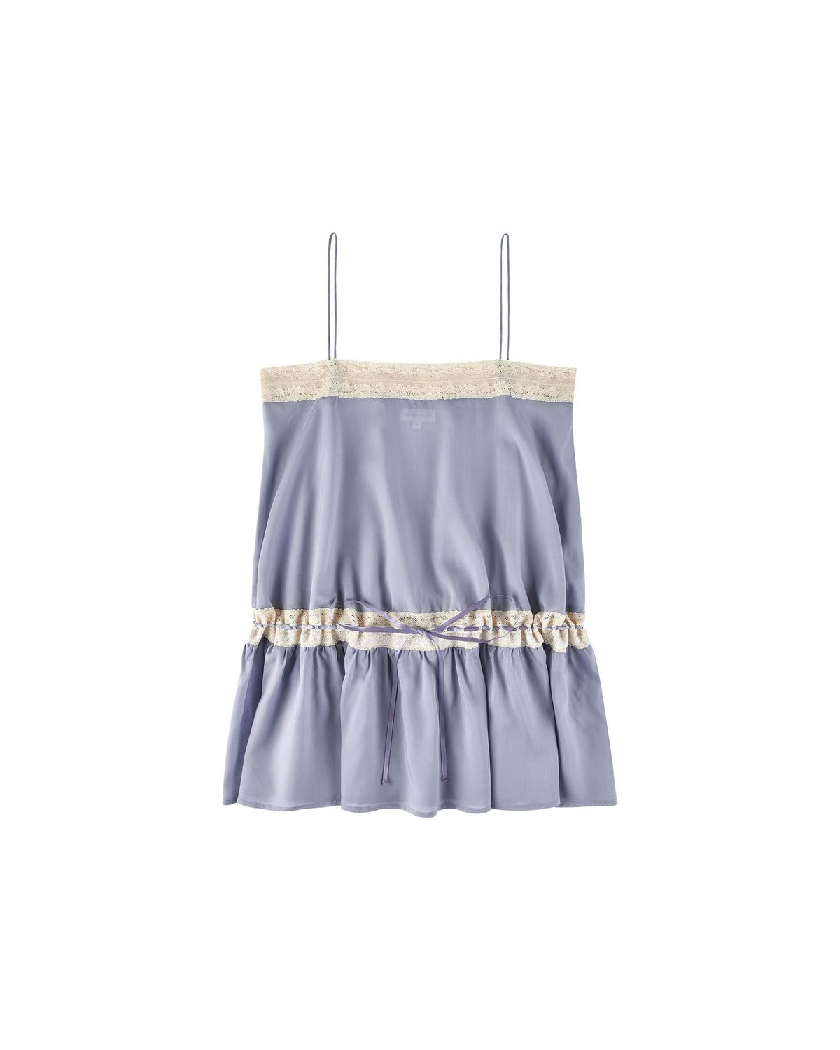 Lace Ribbon Dress - Wisteria