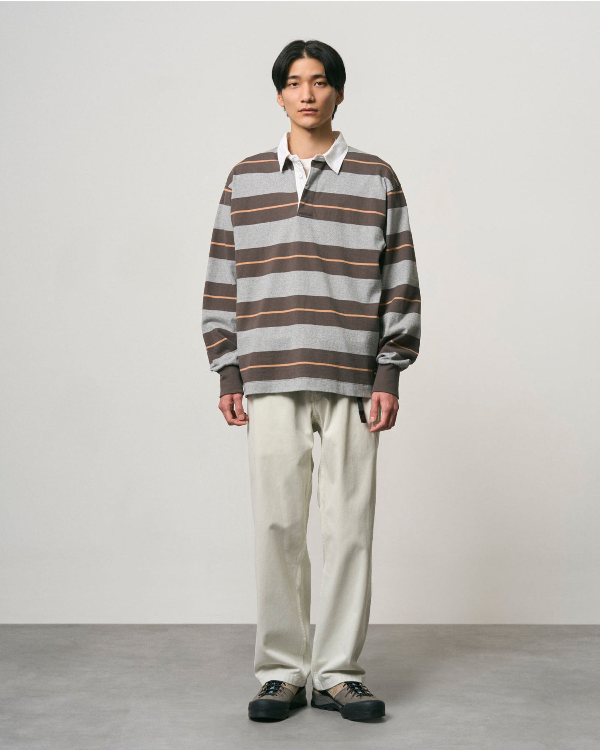 Langdon Rugby Shirt - Hunter Grey