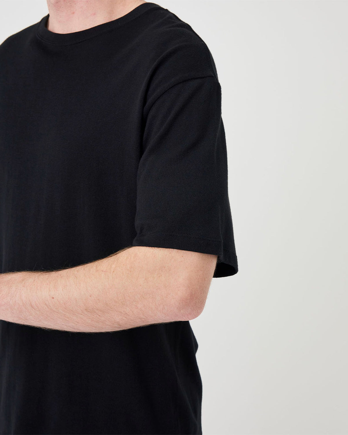 Loopwheel COOLMAX Jersey T-Shirt - Black