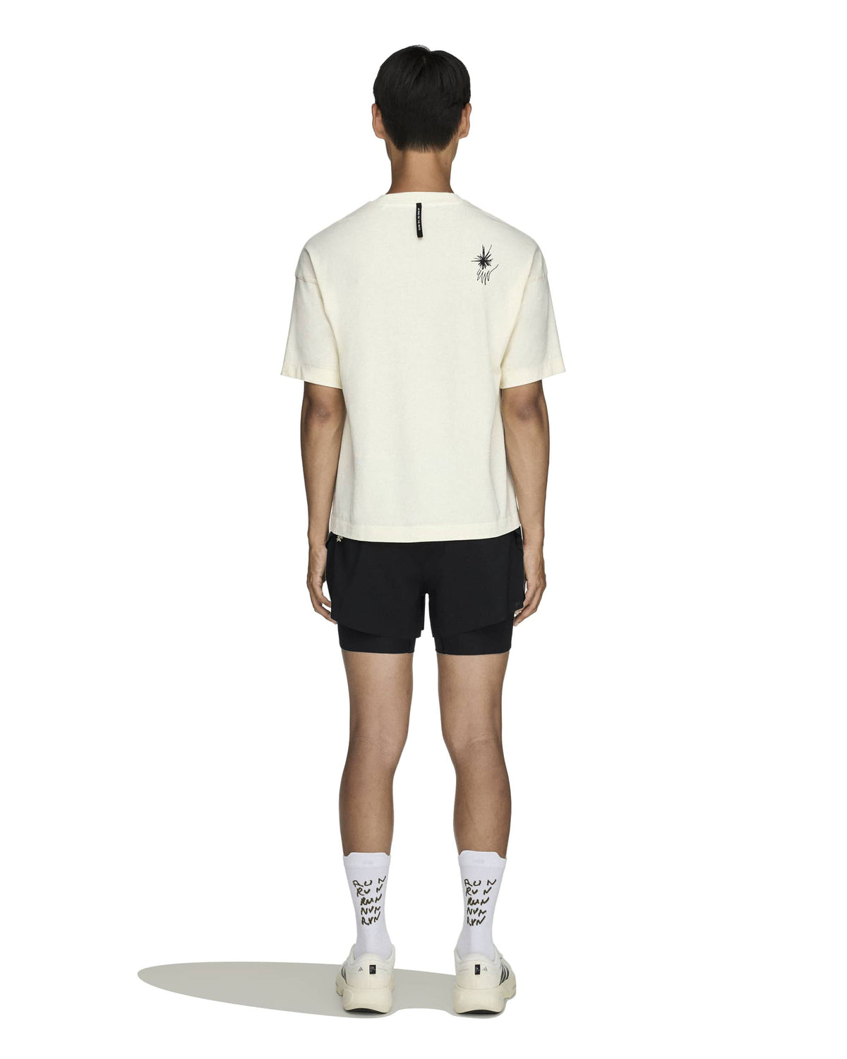 Song For The Mute Running T-Shirt - Cream White