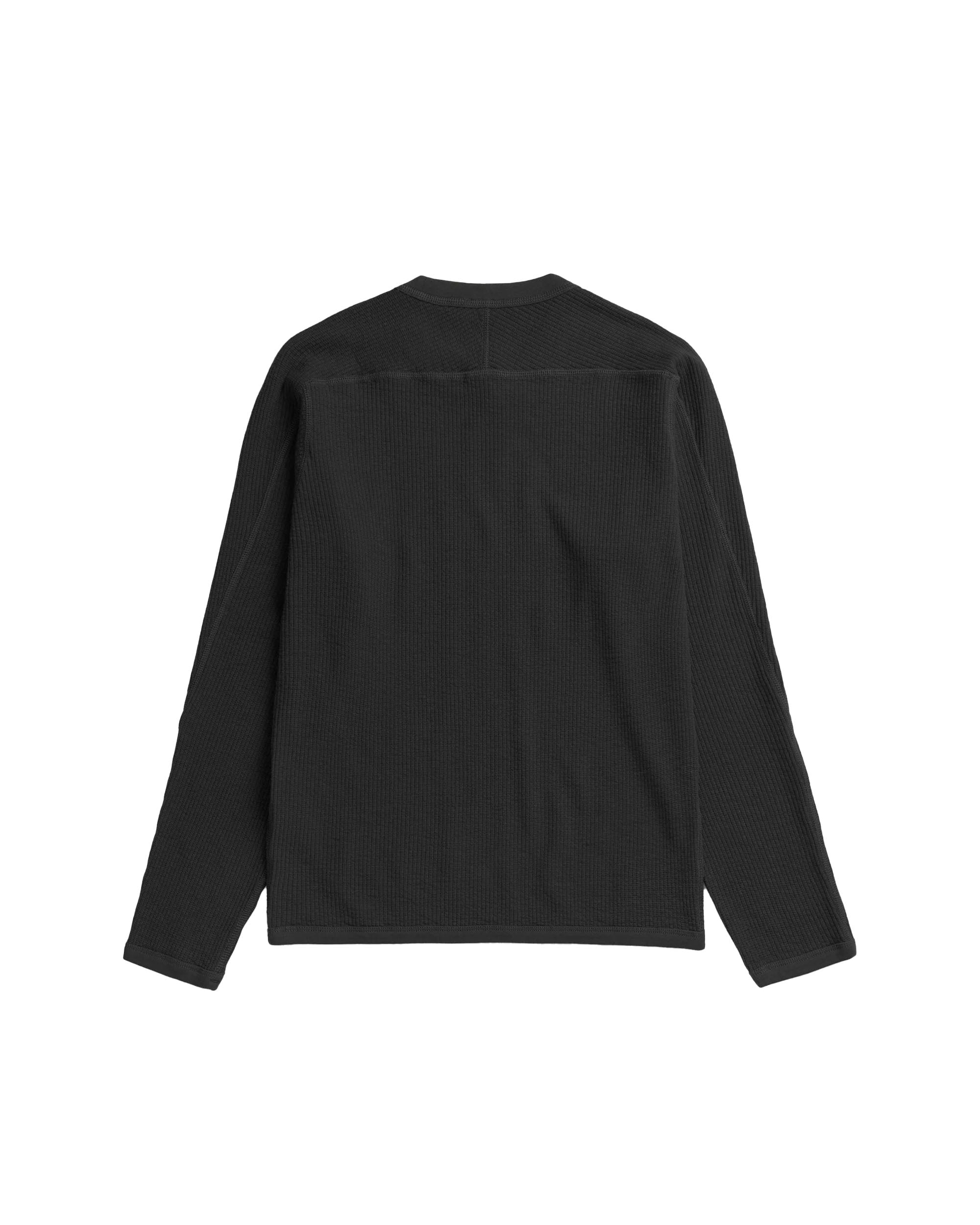 Stevns Hemp Military Rib L/S T-shirt Black