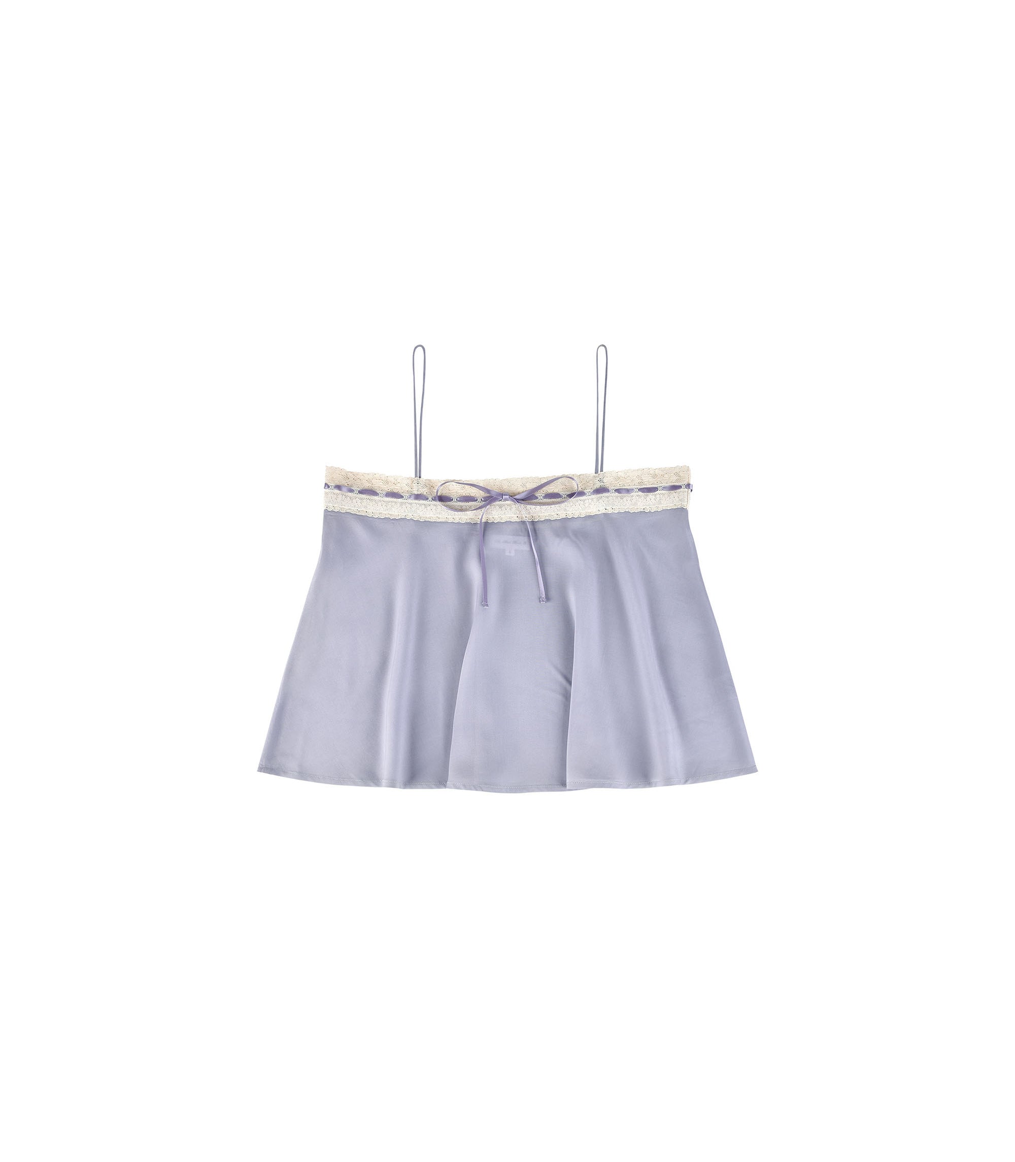 Lace Ribbon Cami - Wisteria