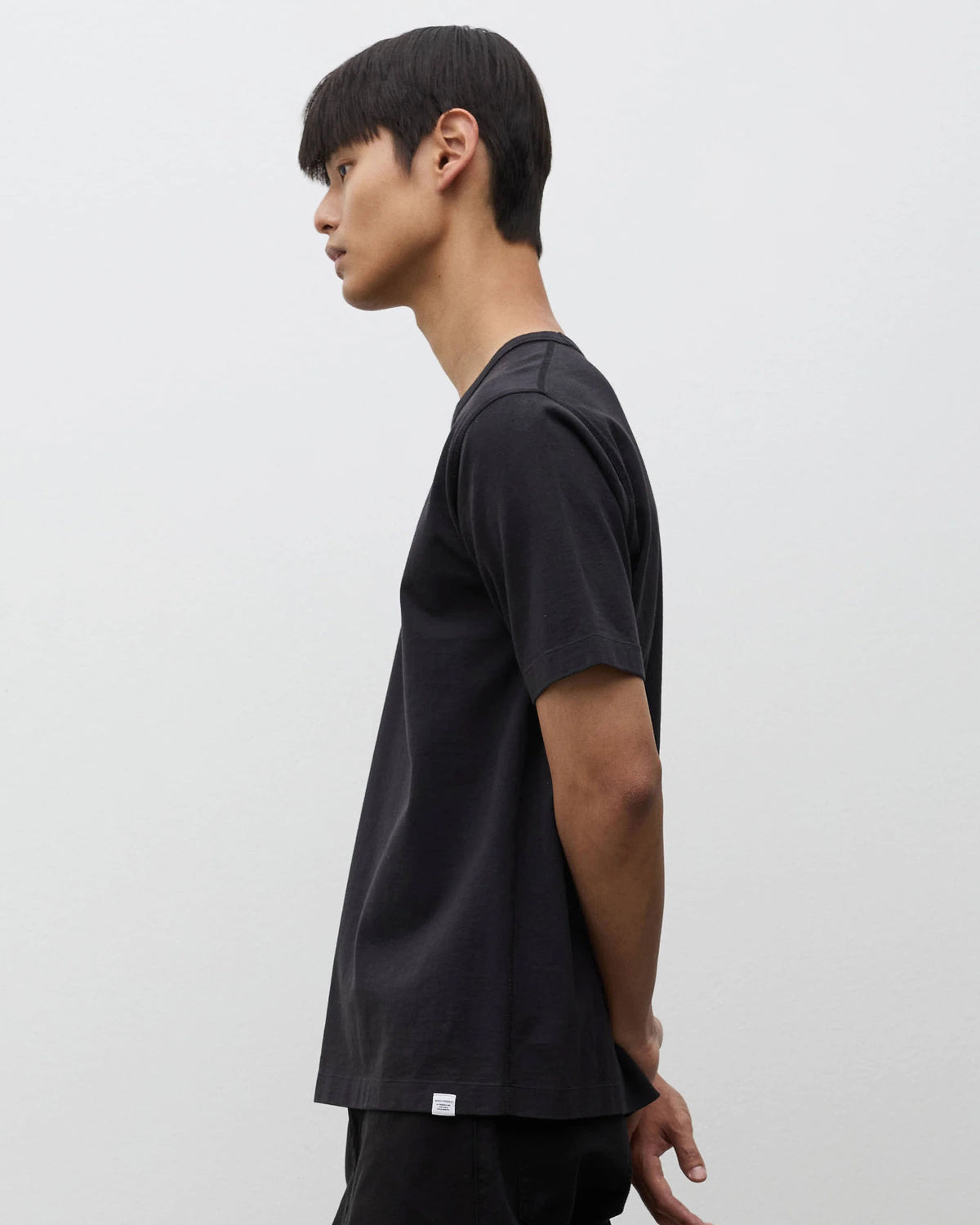 Elmelunde Soft Compact Cotton T-shirt - Black