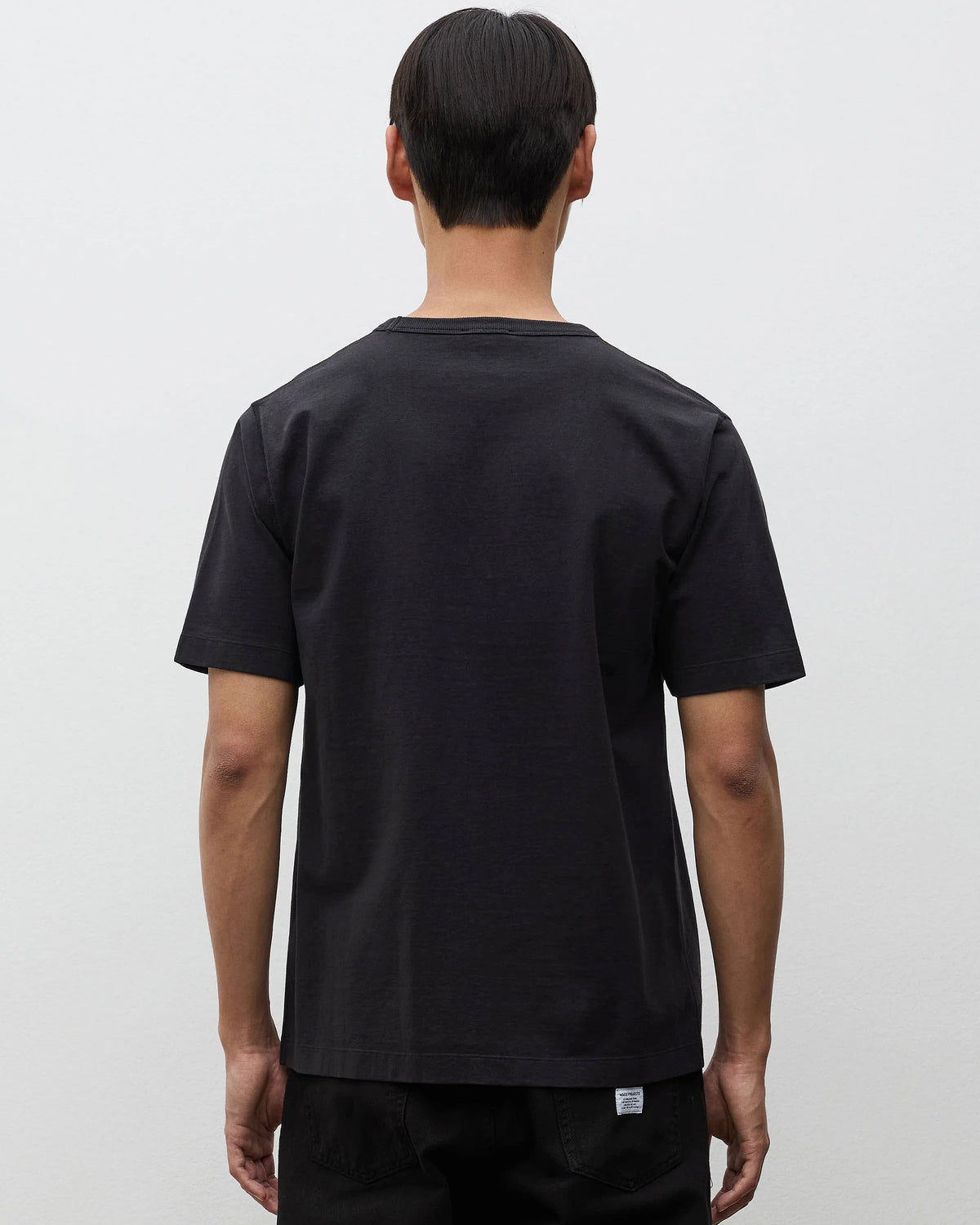 Elmelunde Soft Compact Cotton T-shirt - Black