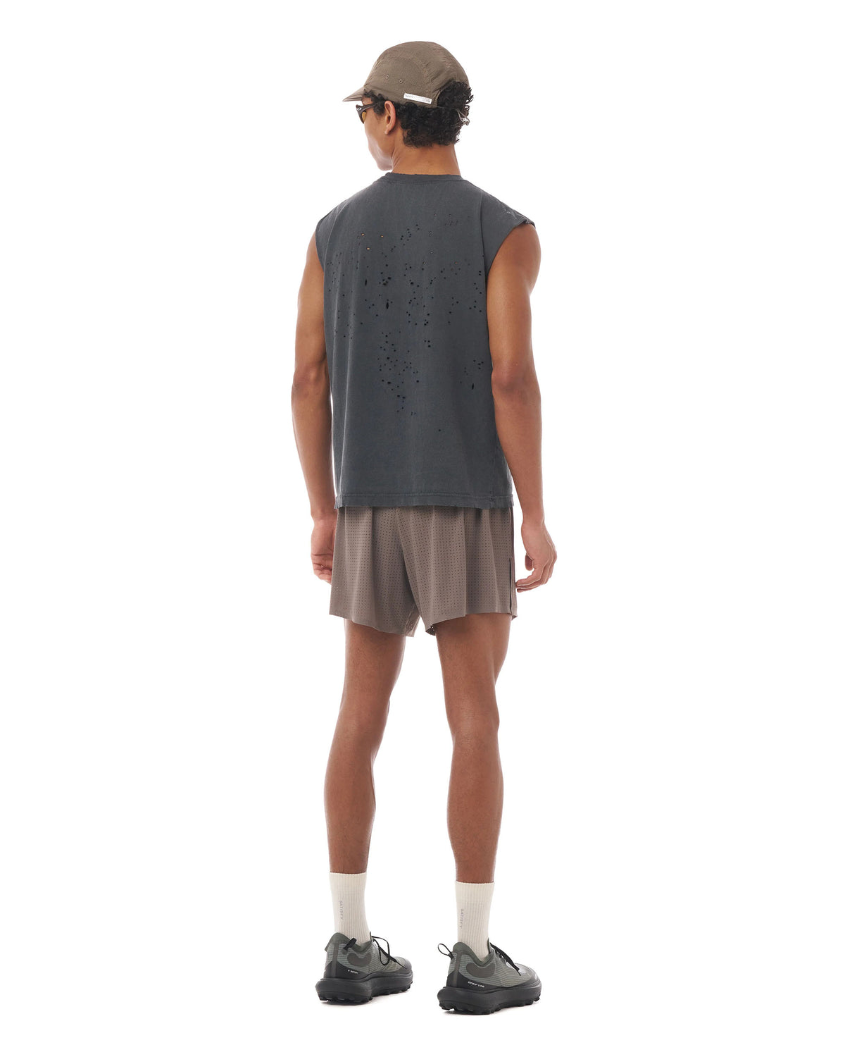 MothTech Muscle T-Shirt - Aged Black SAB