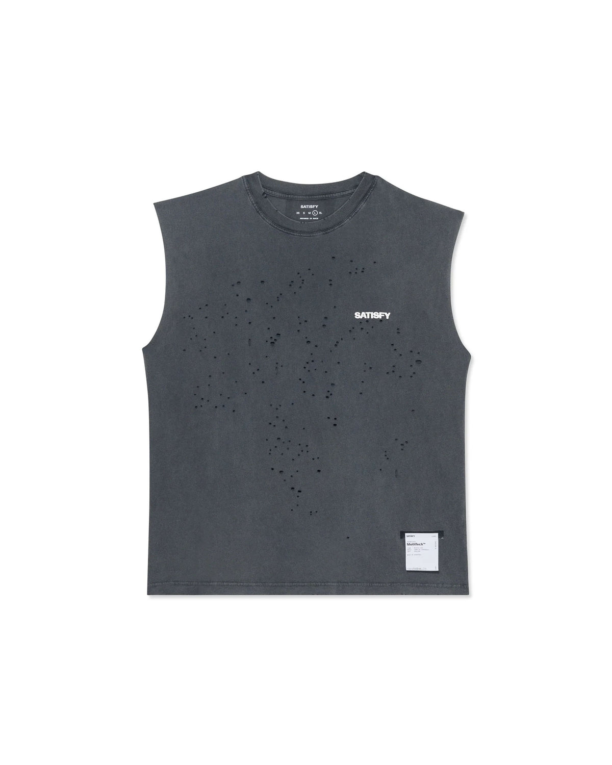 MothTech Muscle T-Shirt - Aged Black SAB