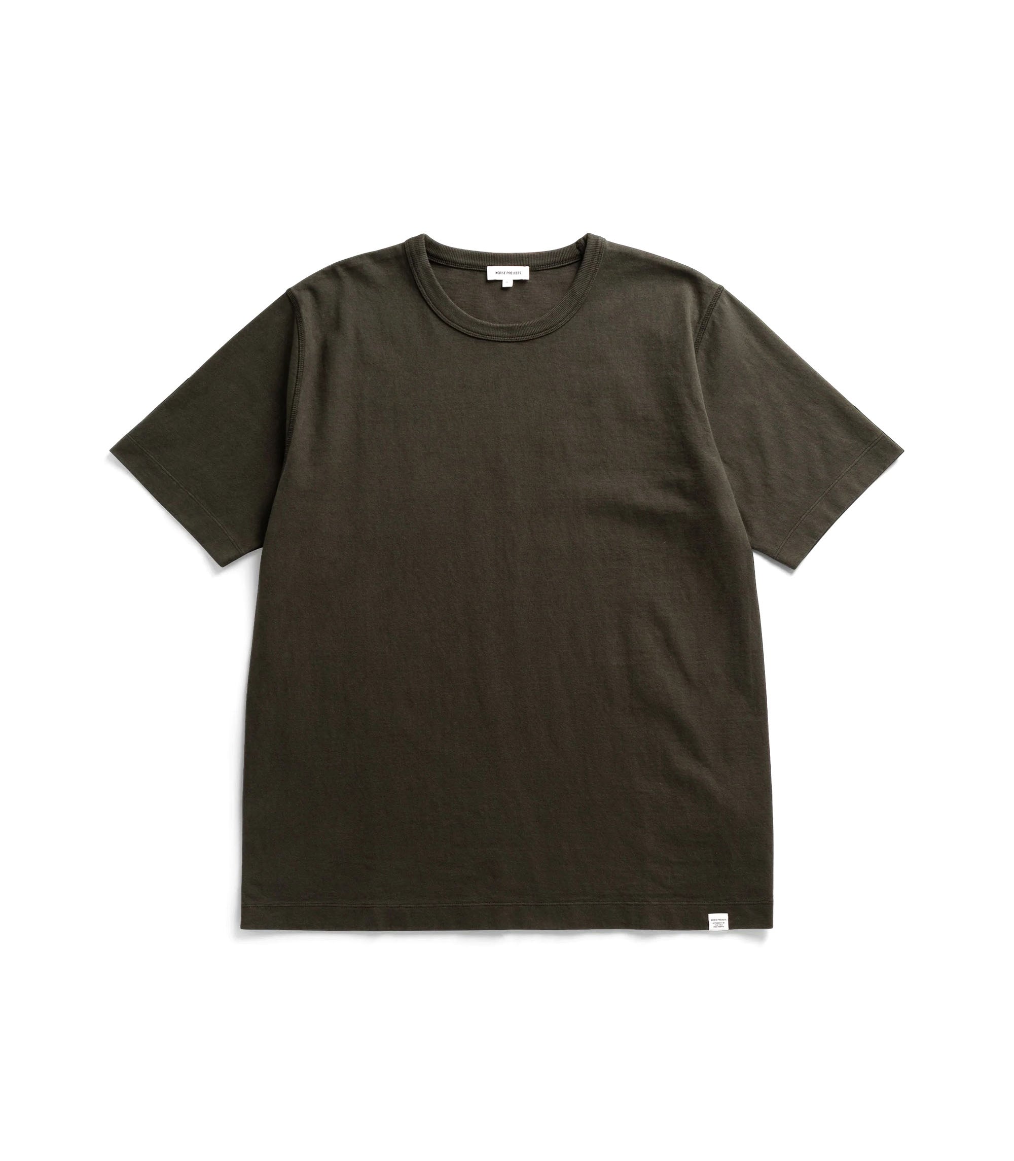 Elmelunde Soft Compact Cotton T-shirt - Beech Green