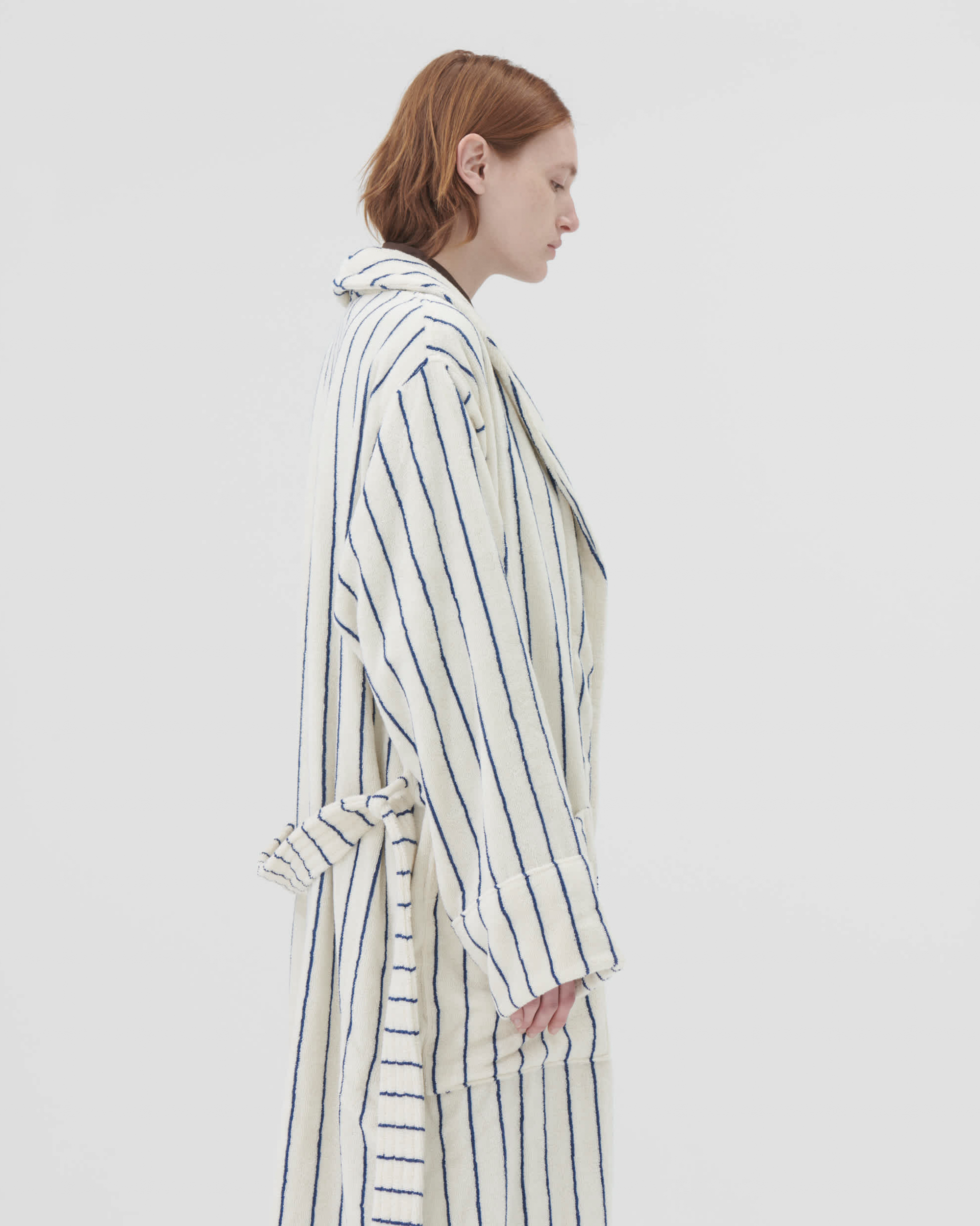 Classic Bathrobes (Striped) - Lima / Brown Stripes