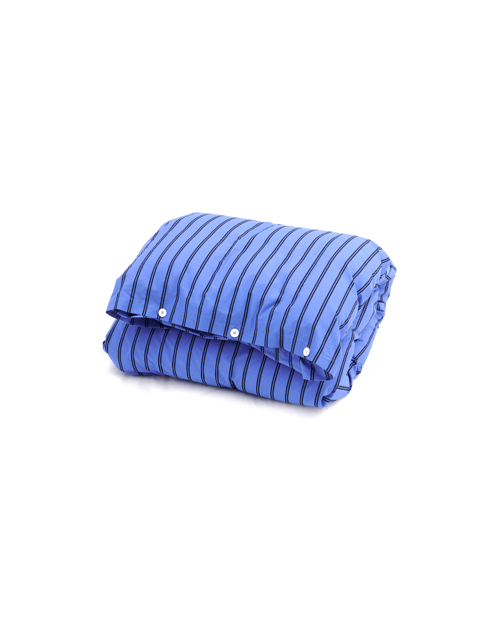 Cotton Percale Queen Duvet Cover - Boro Stripes